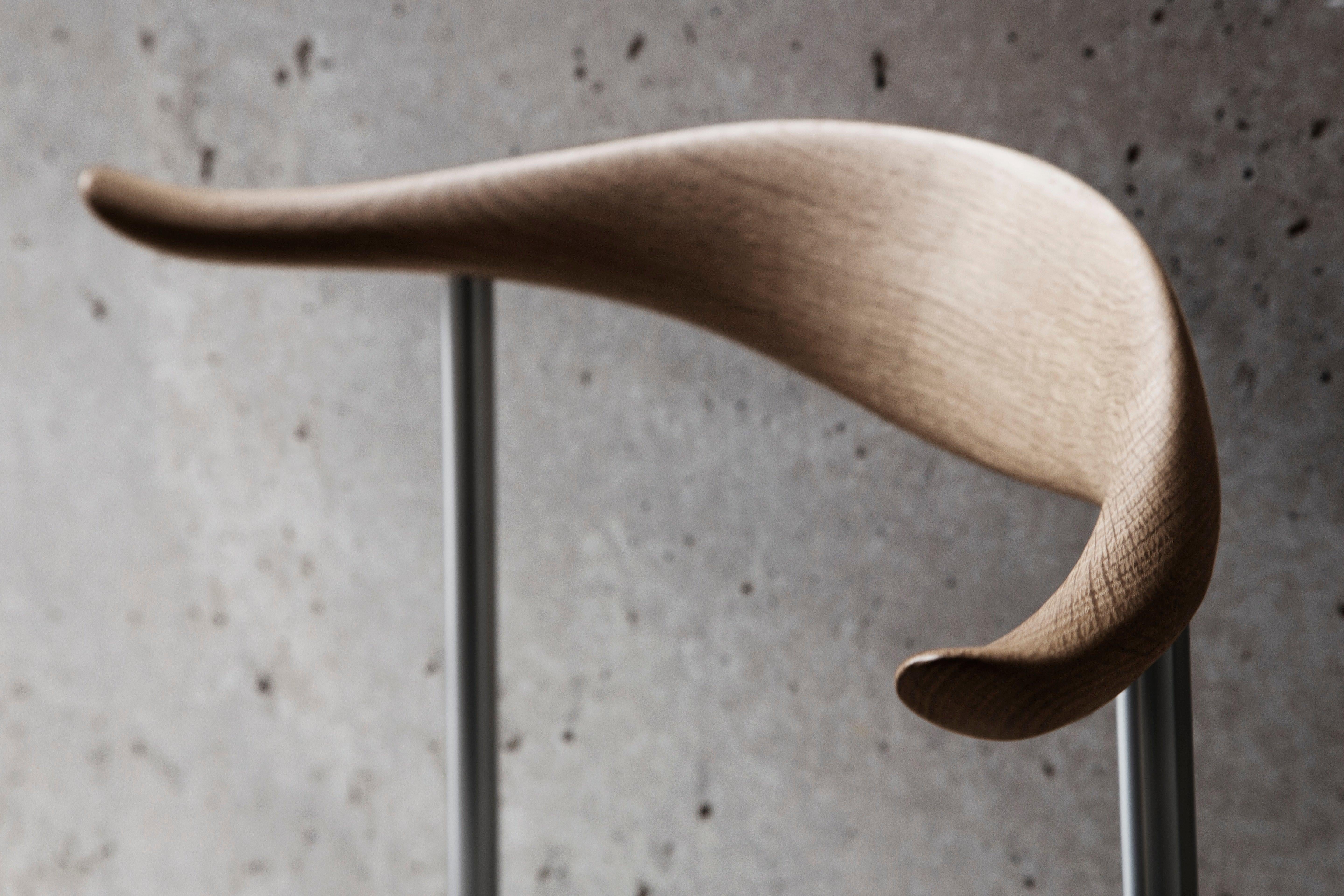 CH88P Dining Chair in Oiled Oak with Thor 301 Leather by Hans J. Wegner 1