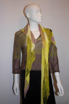 Chacok V Neck Jumper and Matching Scarf
