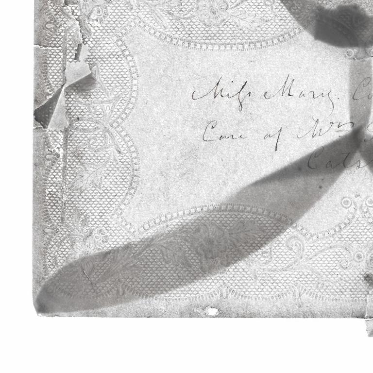 Envelope, Mary Cole: Still Life Photograph of a Letter from Thomas Cole Archives For Sale 1