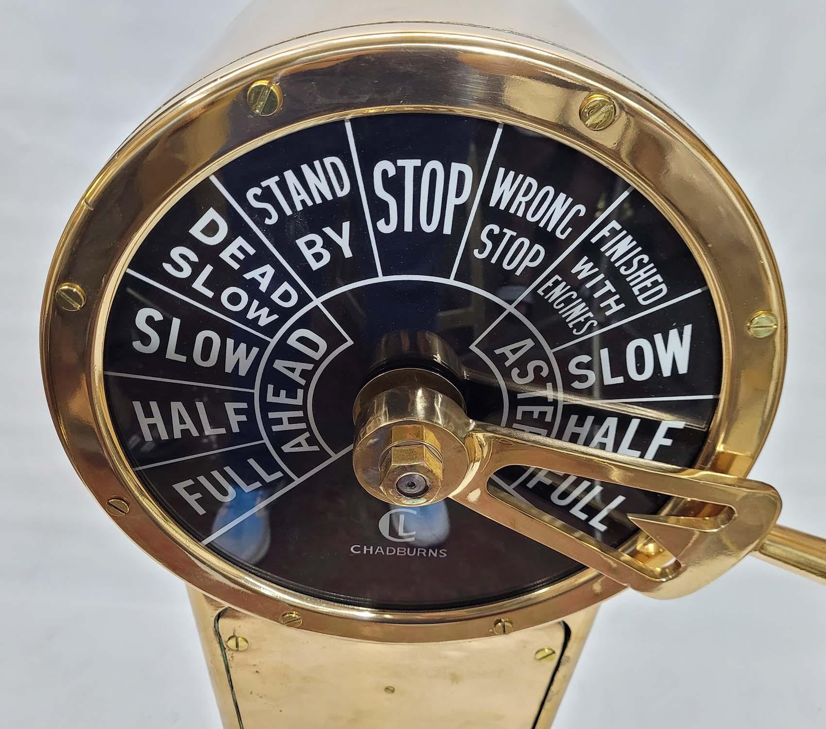 Chadburns Engine Order Telegraph In Good Condition In Norwell, MA