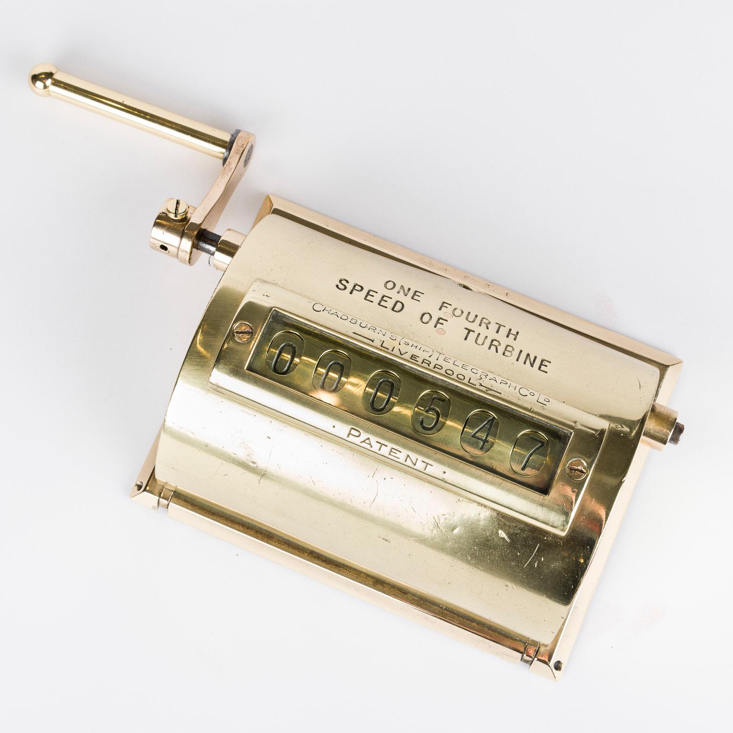 Chadburn’s patent engine revolution counter For Sale 5