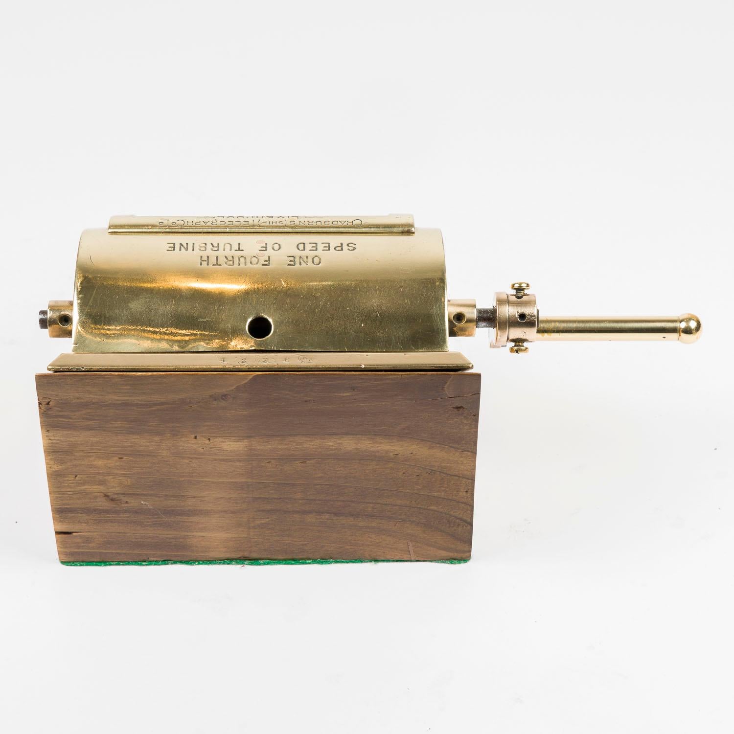 Chadburn’s patent engine revolution counter In Good Condition For Sale In London, GB