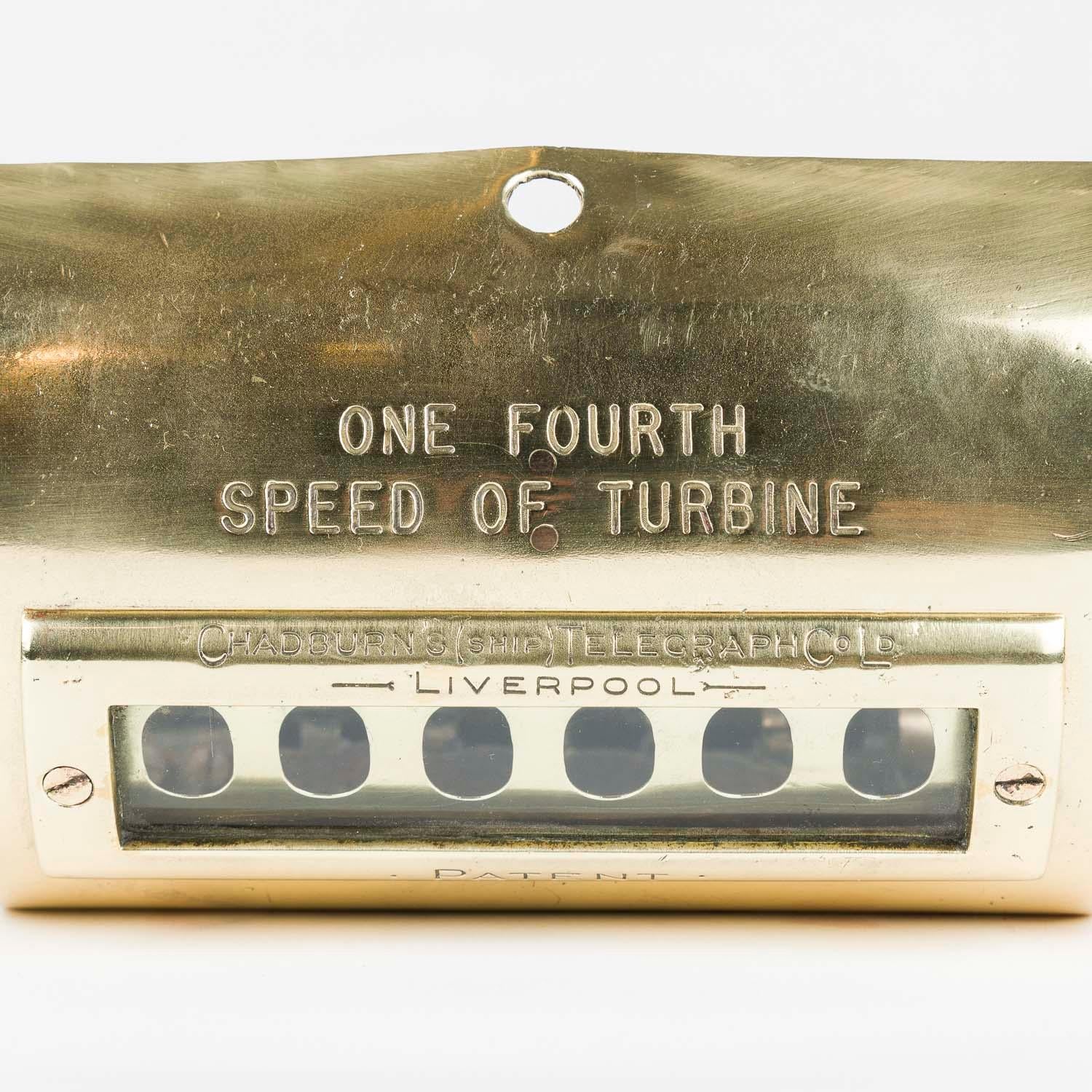 Chadburn’s patent engine revolution counter For Sale 1