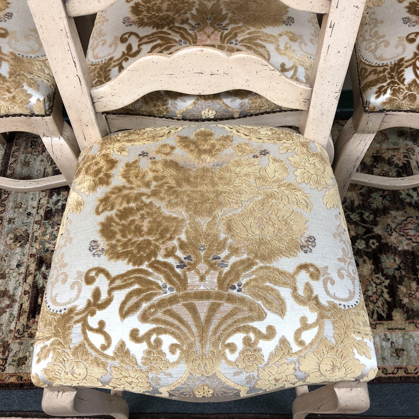 Contemporary Chaddock French Country Bar Stools, Set of Four For Sale