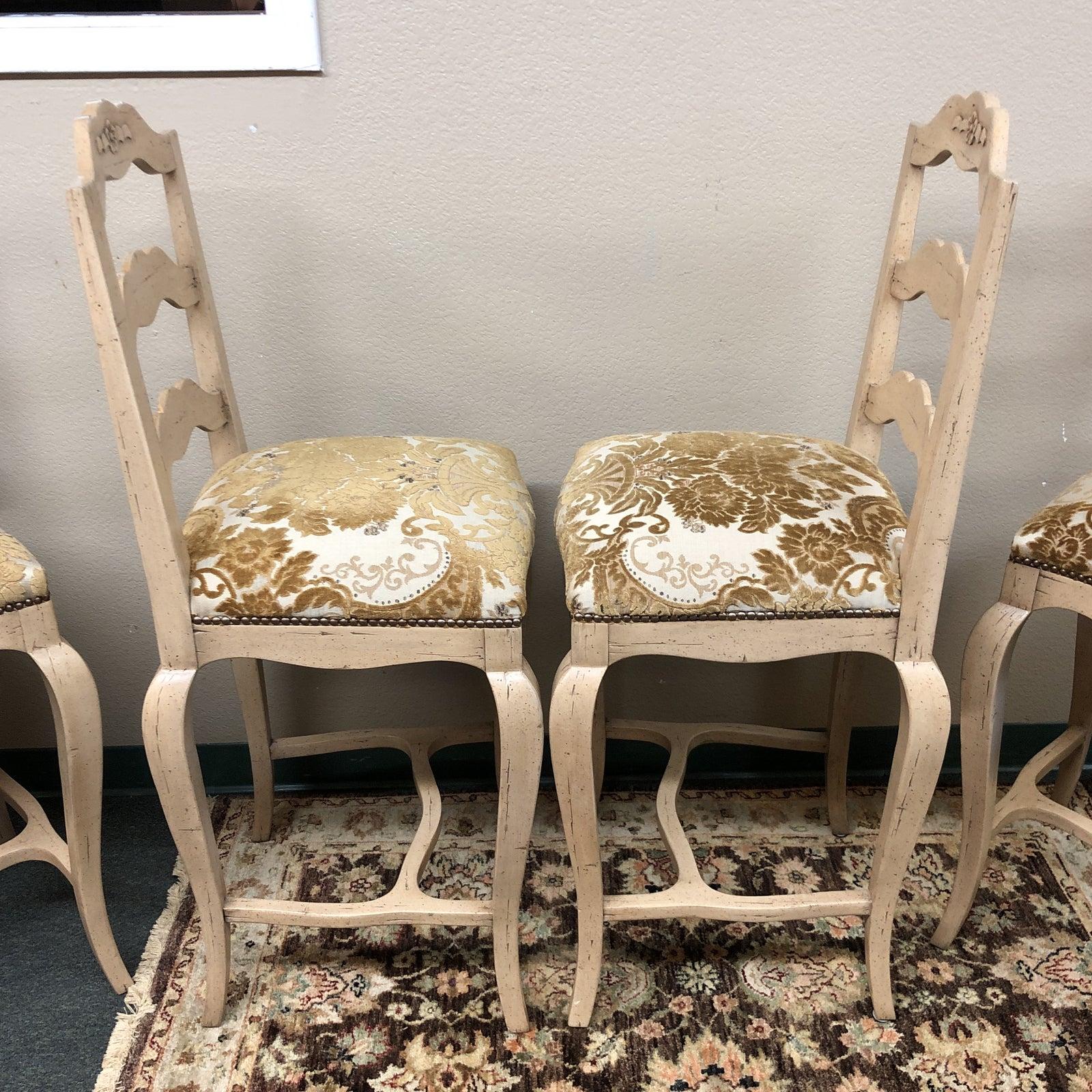 Chaddock French Country Bar Stools, Set of Four For Sale 4