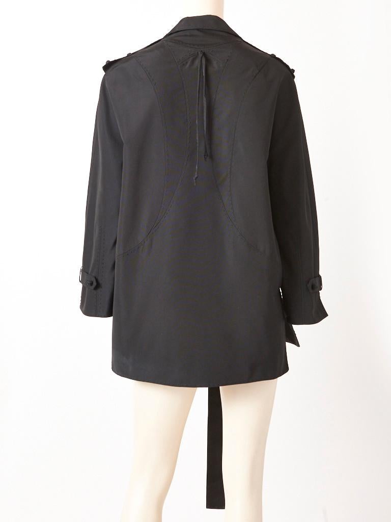 Women's Chado Ralph Rucci  Couture Belted Silk Jacket  For Sale