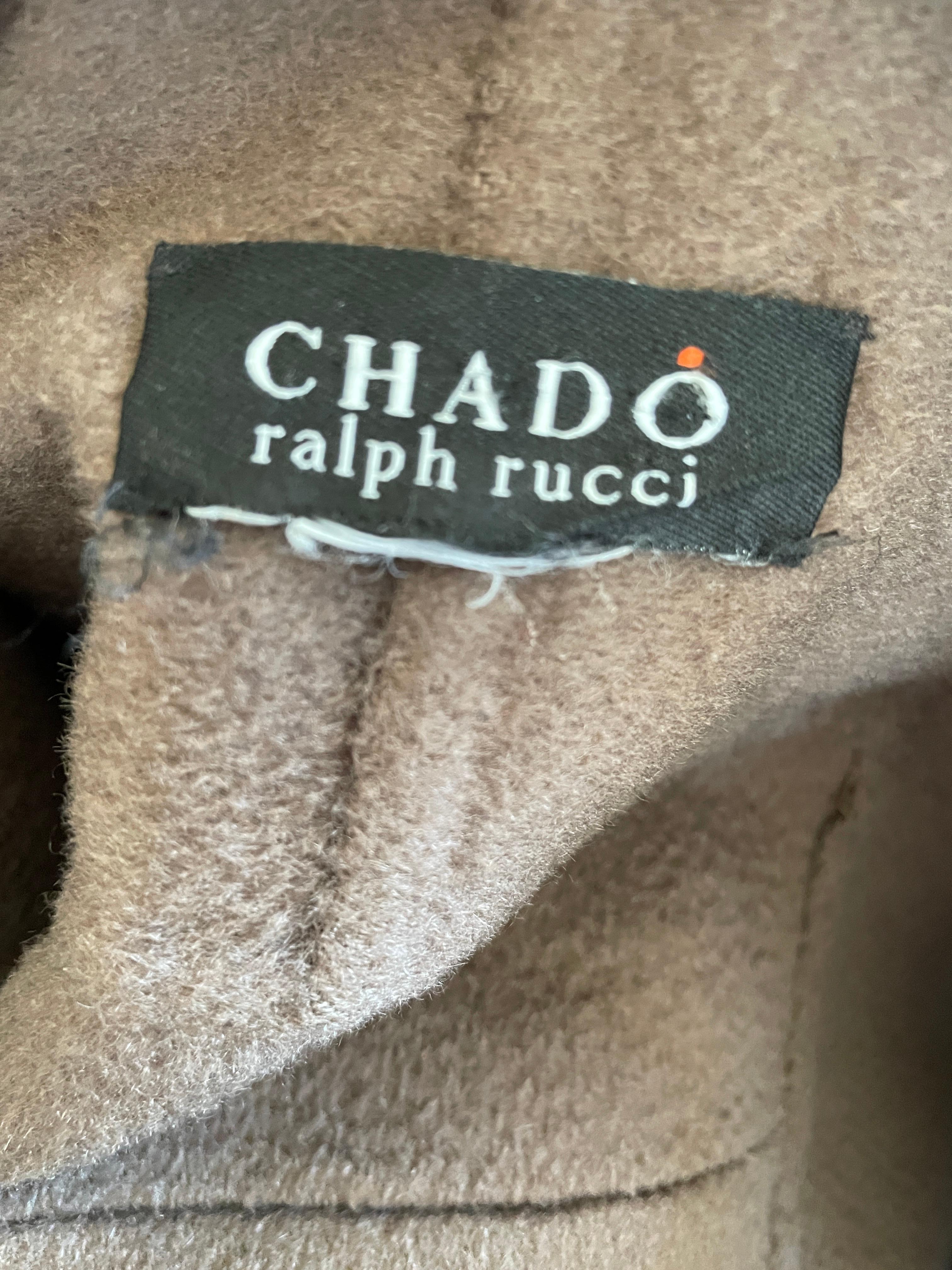 Chado Ralph Rucci Luxurious Pure Doubleface Cashmere Jacket For Sale 5