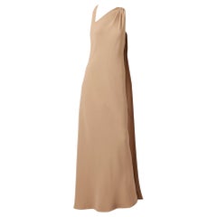 Chado Raplh Rucci - Robe en crêpe de soie coupée en biais avec encolure géométrique