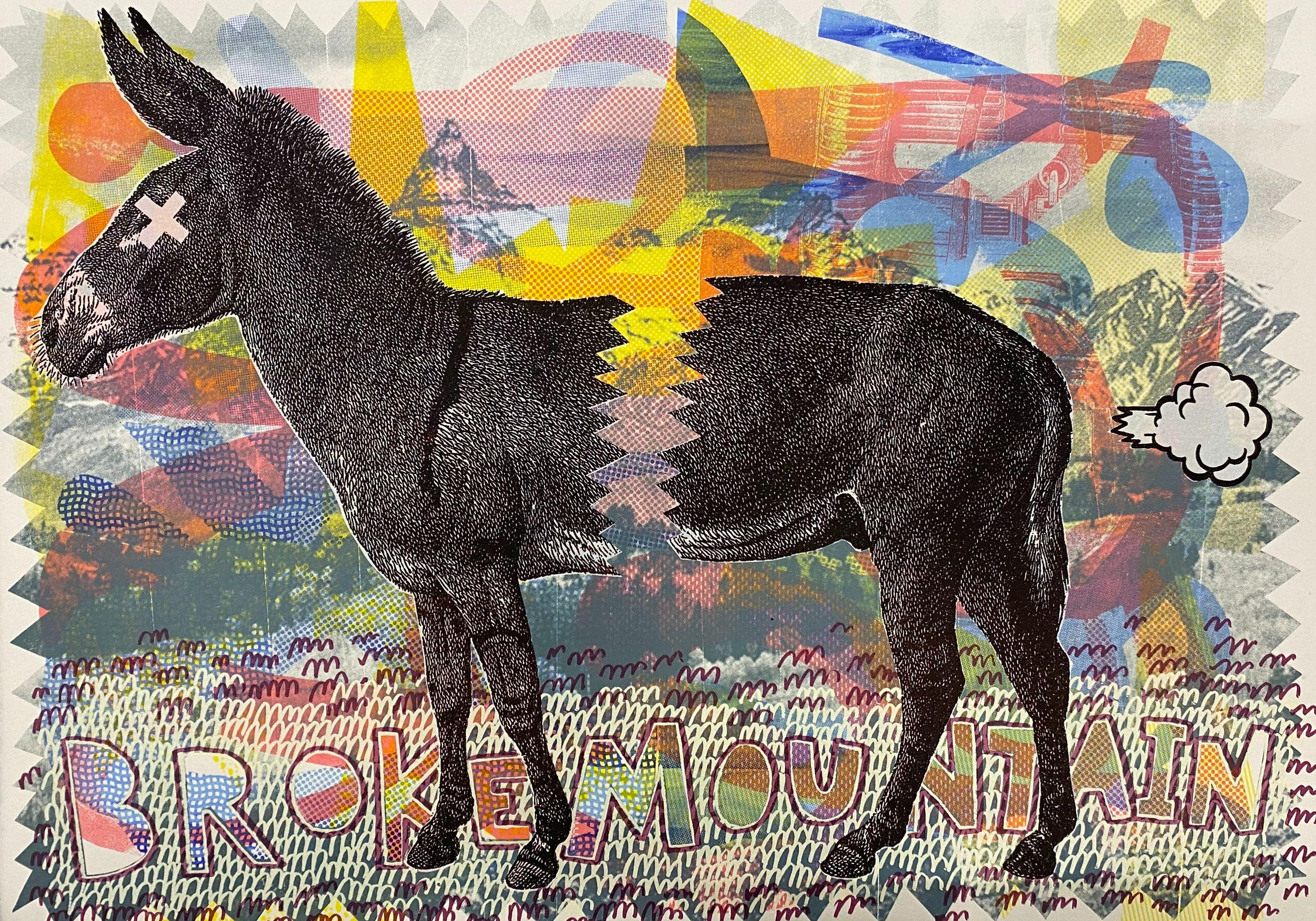 Chadwick Tolley Abstract Print - Broke Mountains (5/7)