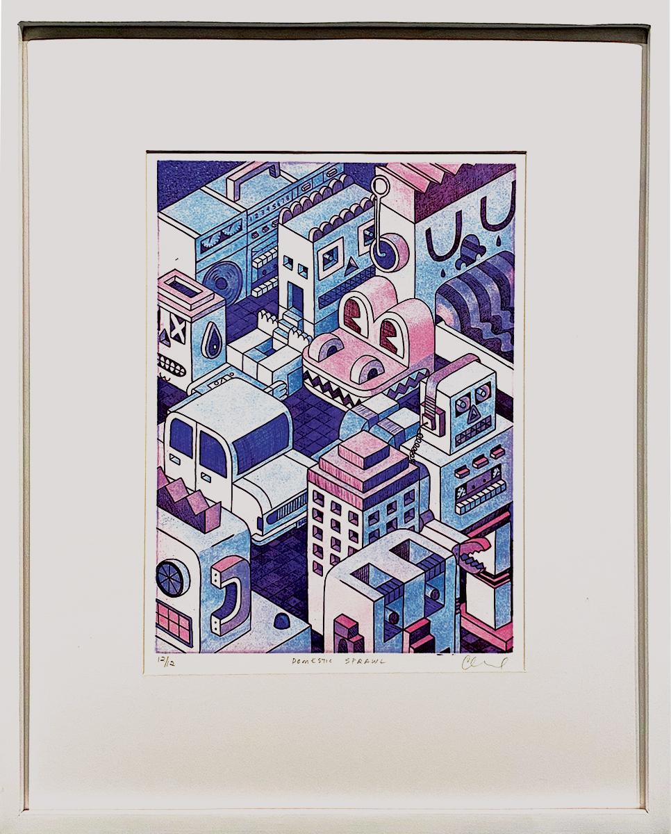Chadwick Tolley Abstract Print - Domestic Sprawl (12/12)