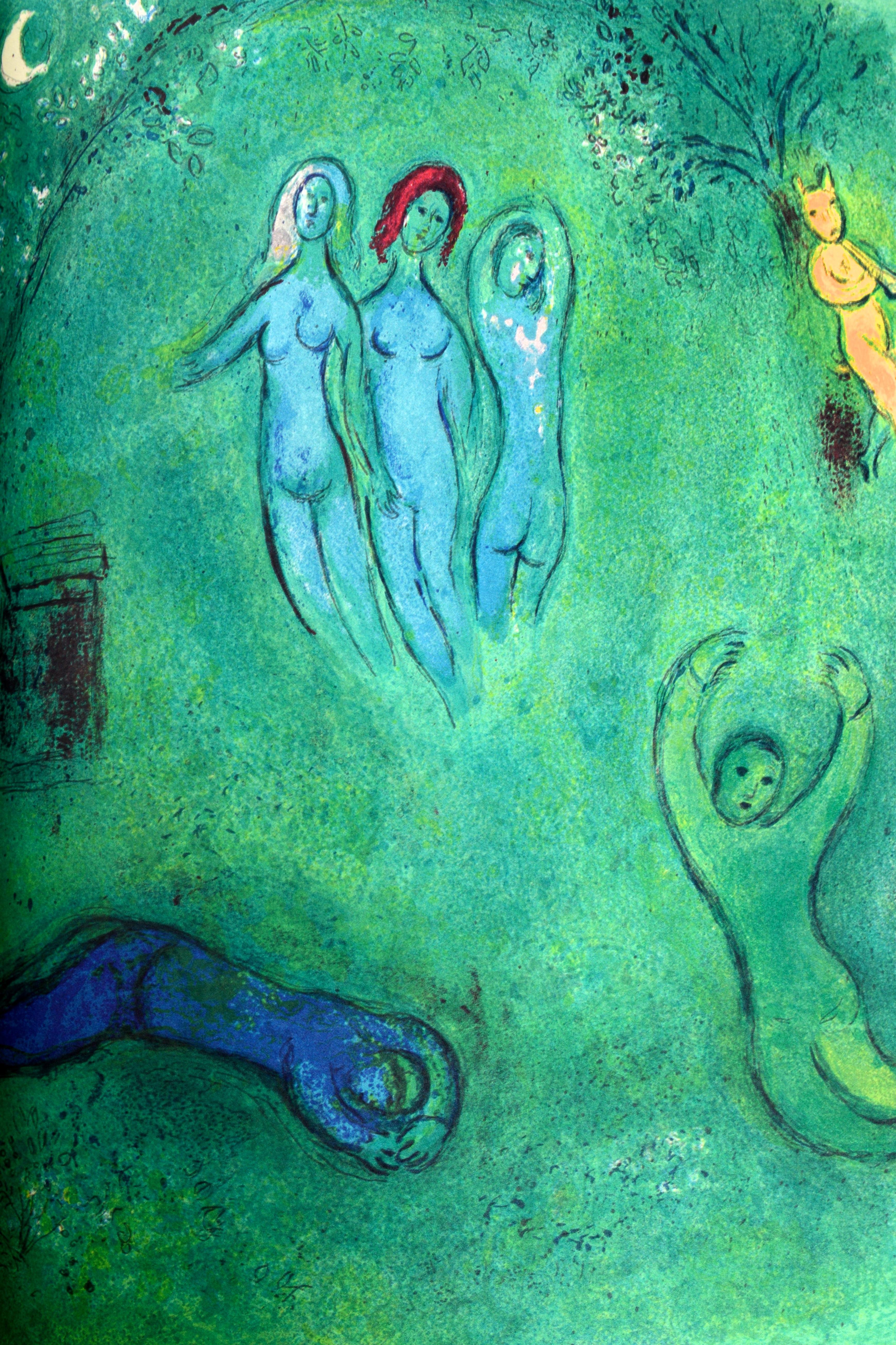 Chagall, Daphnis und Chloe von Longus, 1st Ed 10