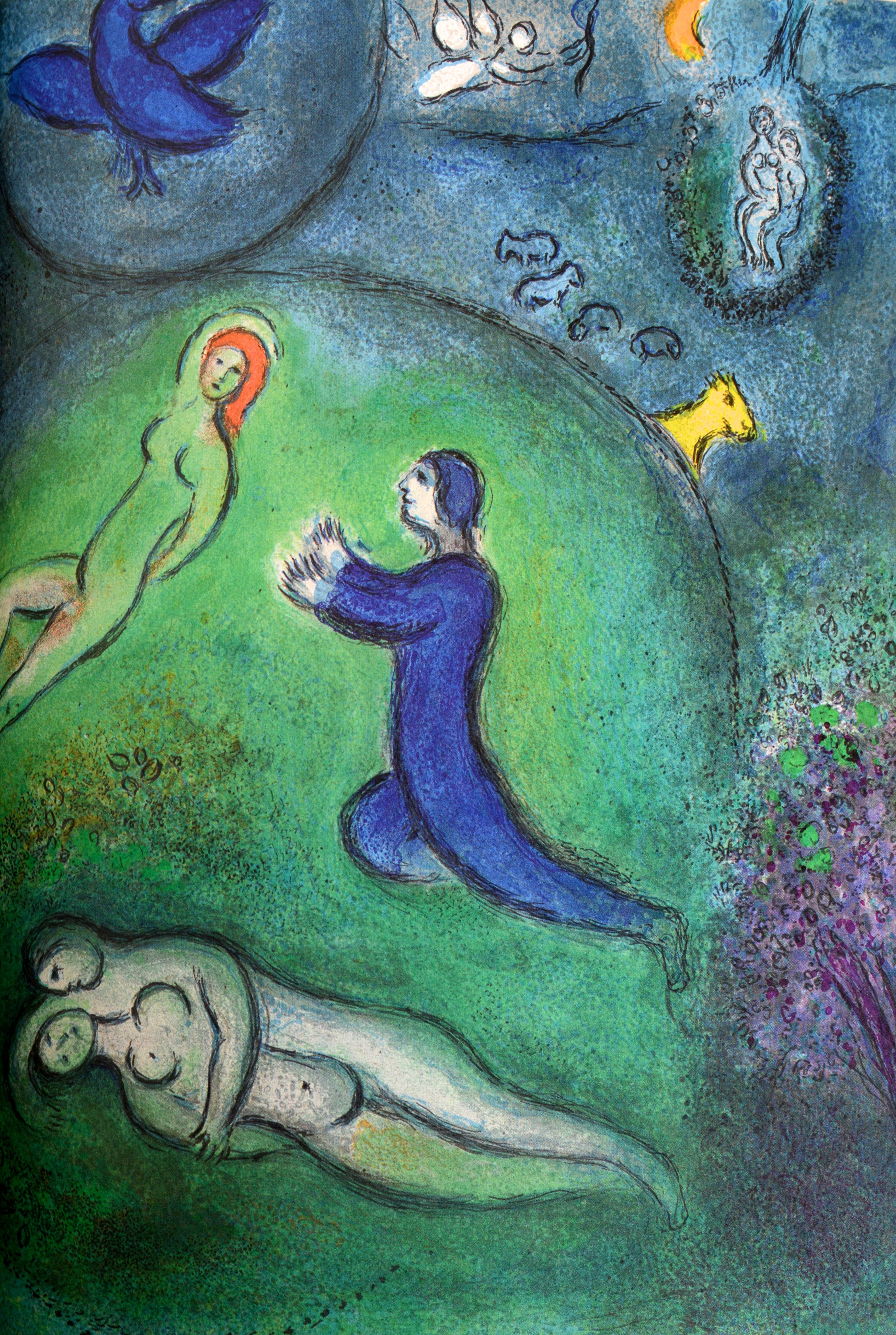 Chagall, Daphnis und Chloe von Longus, 1st Ed 14