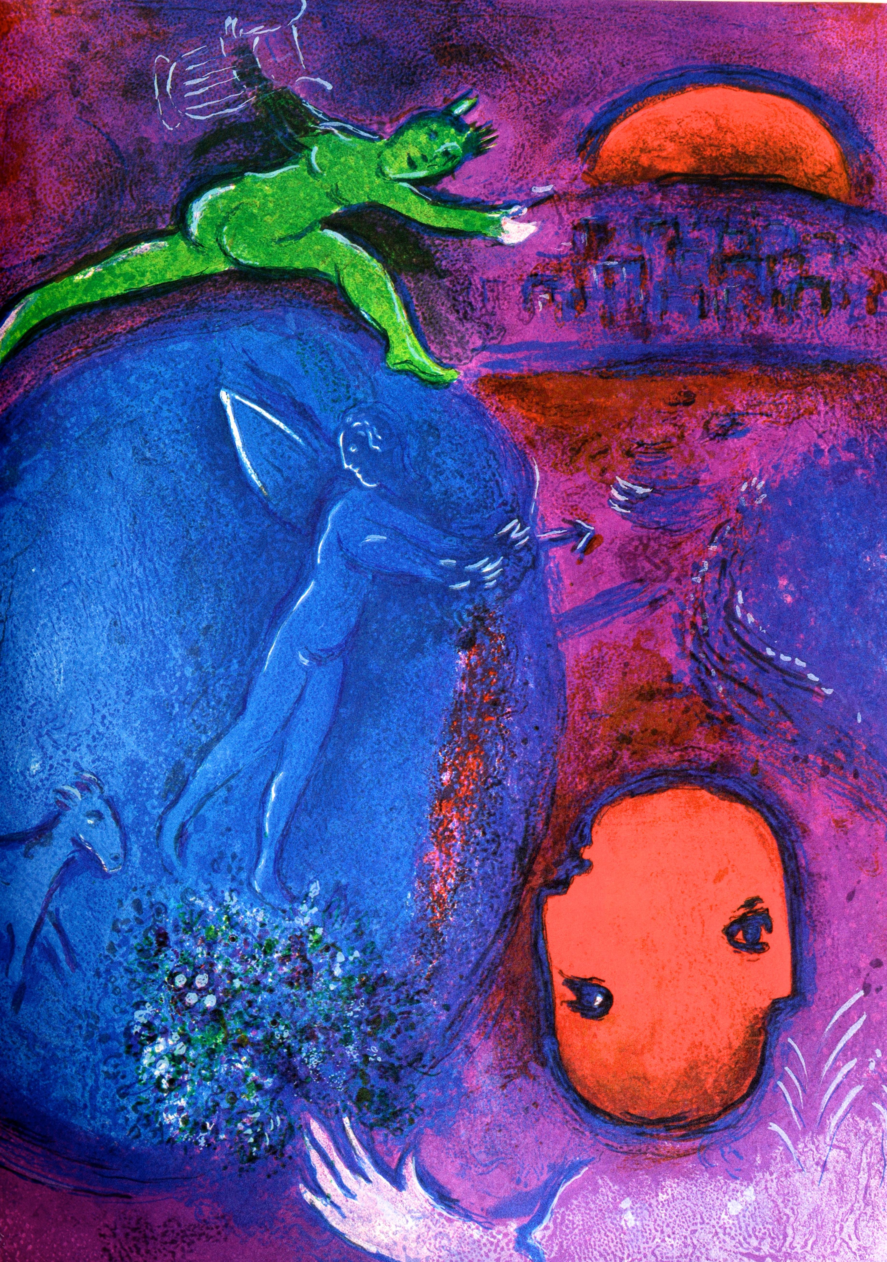 Chagall, Daphnis und Chloe von Longus, 1st Ed (Ende des 20. Jahrhunderts)