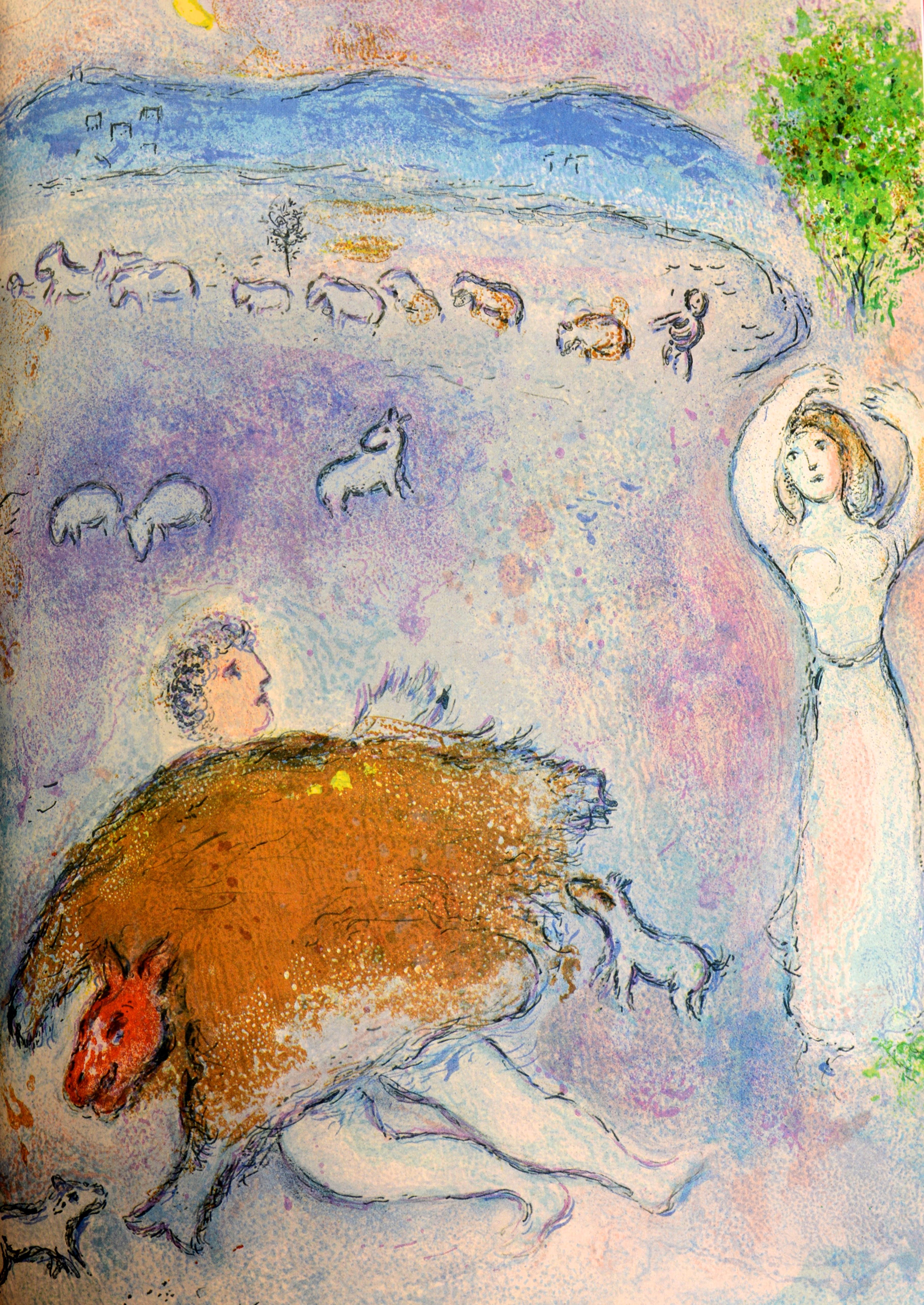 Chagall, Daphnis und Chloe von Longus, 1st Ed 3