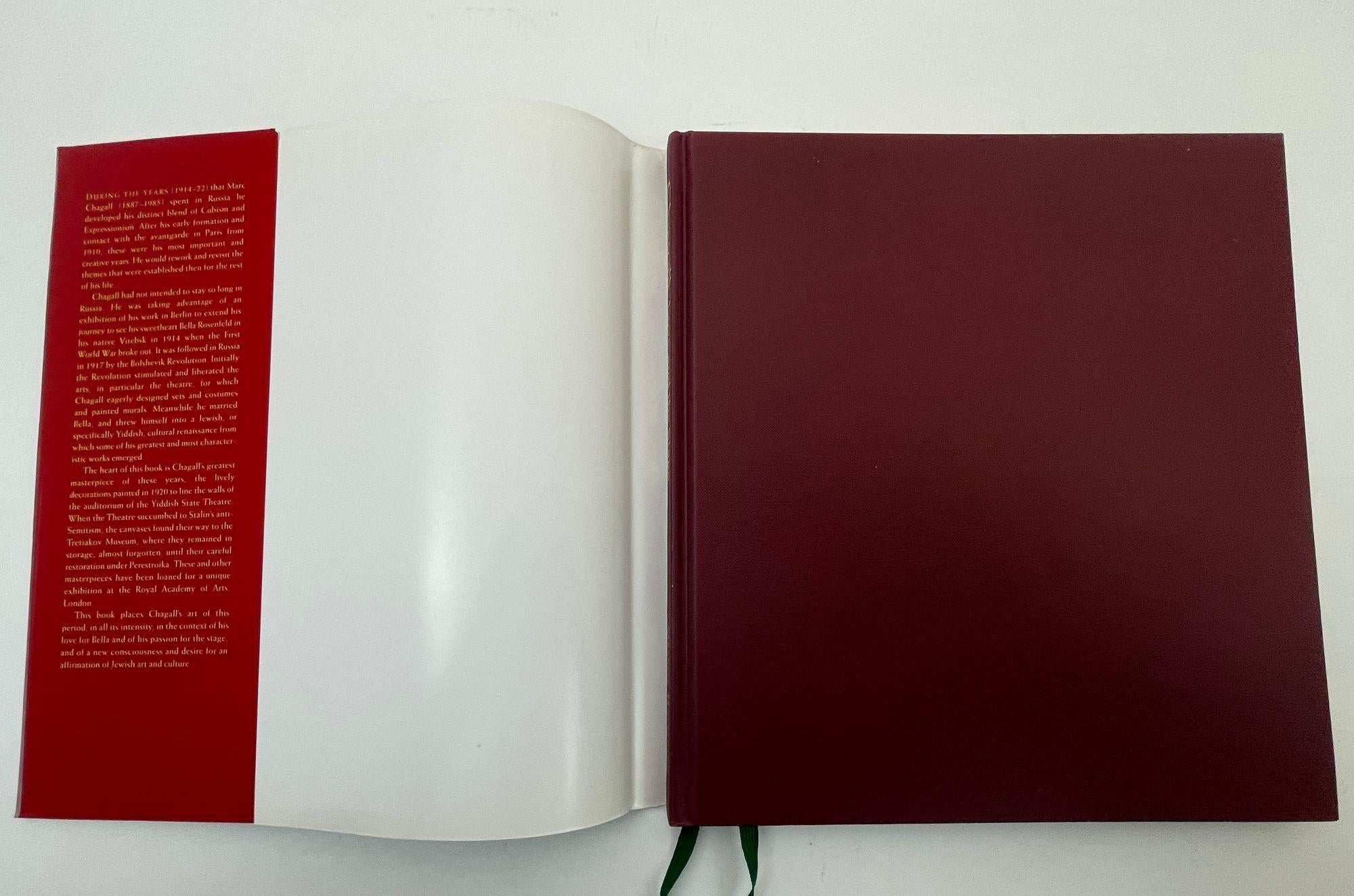 20th Century Chagall: Love and the Stage 1914-1922 Hardcover Book For Sale