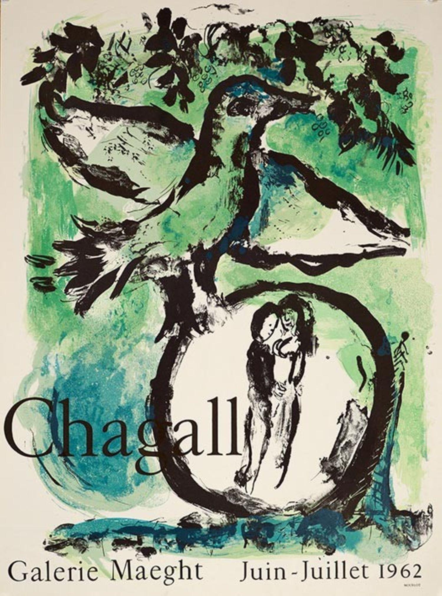Le Oiseau Vert Marc Chagall 1962 vintage French Galerie Poster

By (after) Chagall, Marc

Marc Chagall (1887–1985) was a Russian-French painter and one of the most celebrated artists of the 20th century. Known for his distinctive use of vibrant