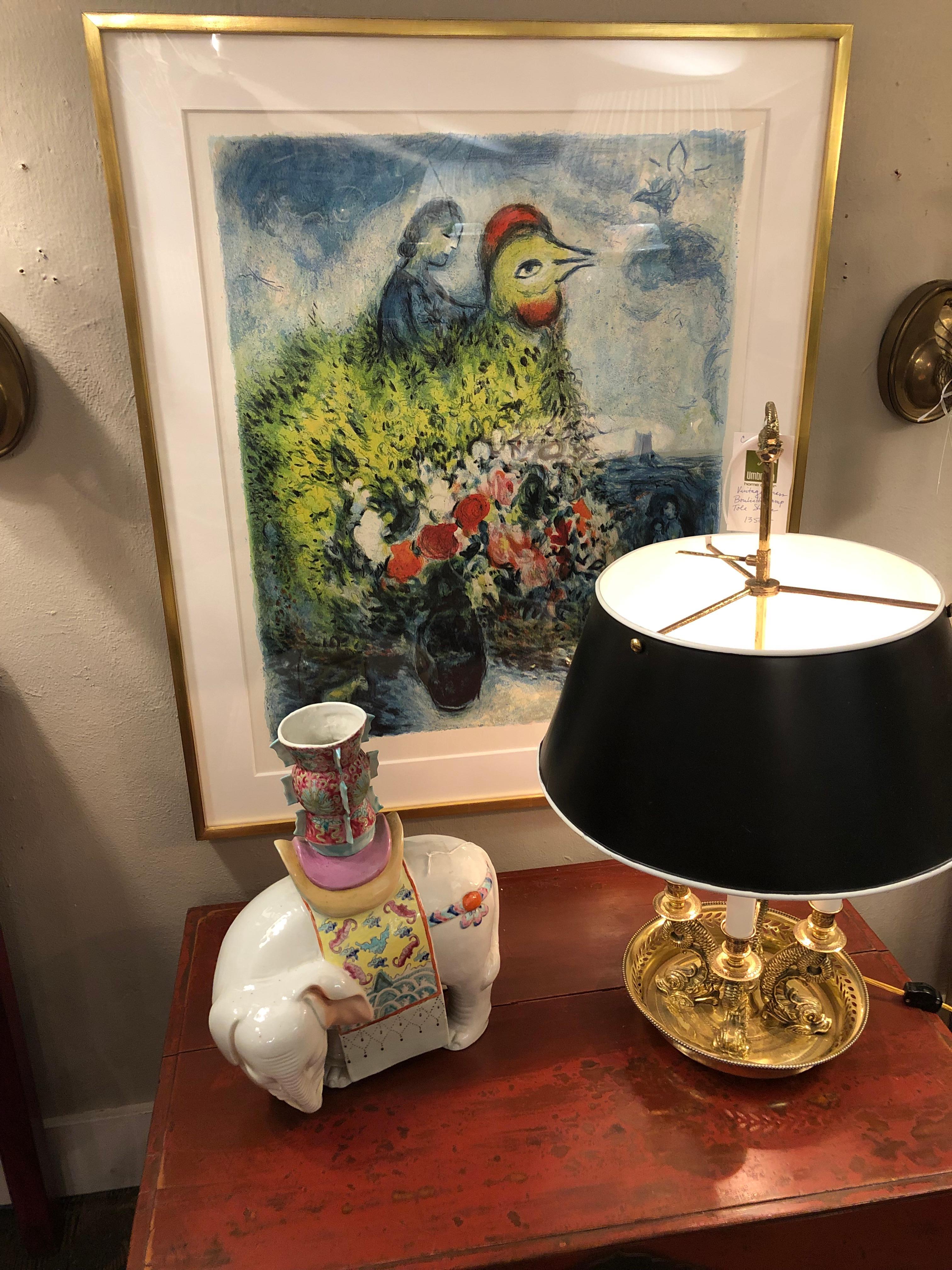  Impression Chagall Le Coq Avec Le Bouquet Jaune Signé et numéroté Édition limitée en vente 4
