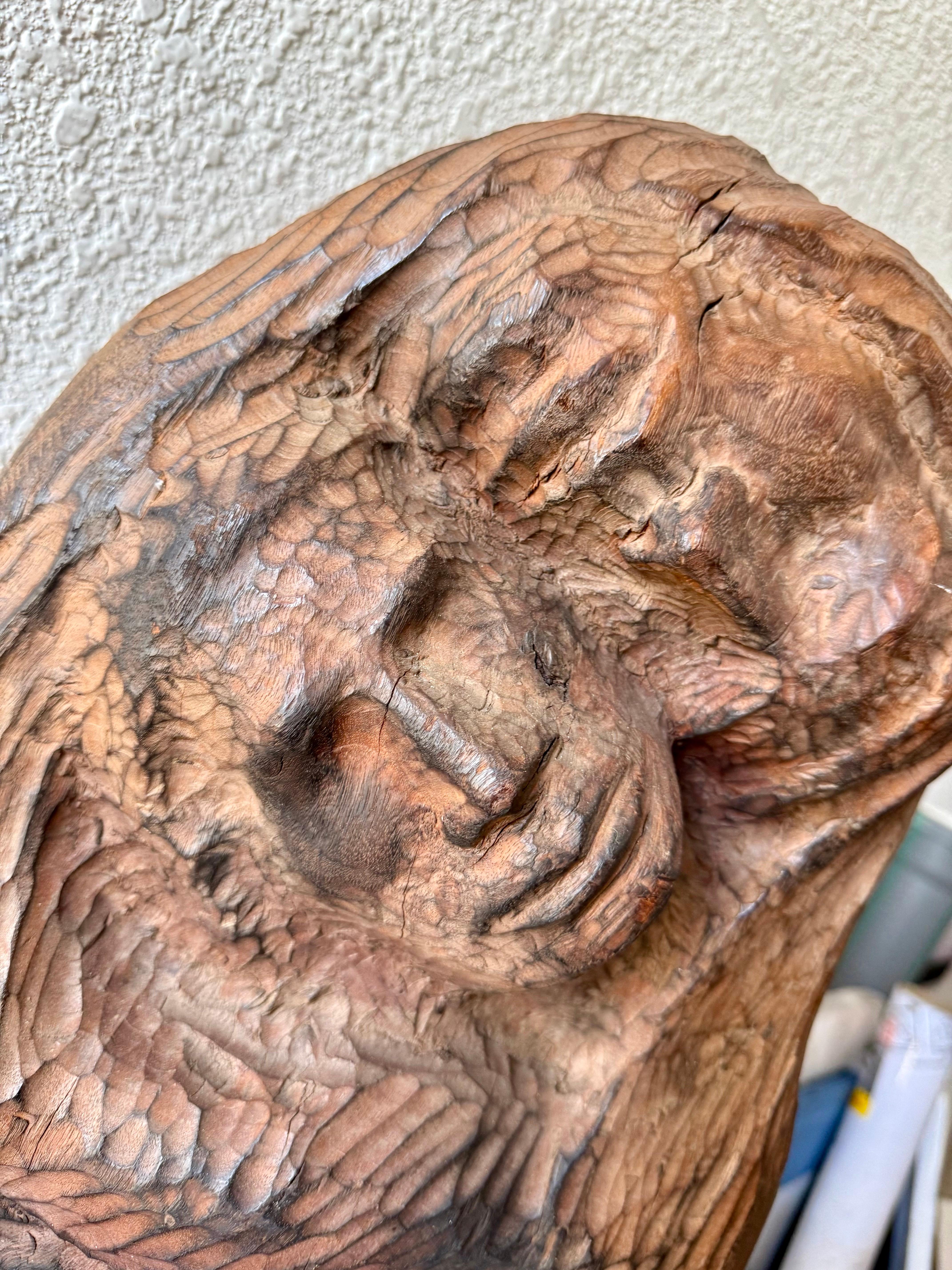 Rara escultura conmemorativa modernista polaca Chaim Goldberg Kaszmirez Museo Spertus en venta 5