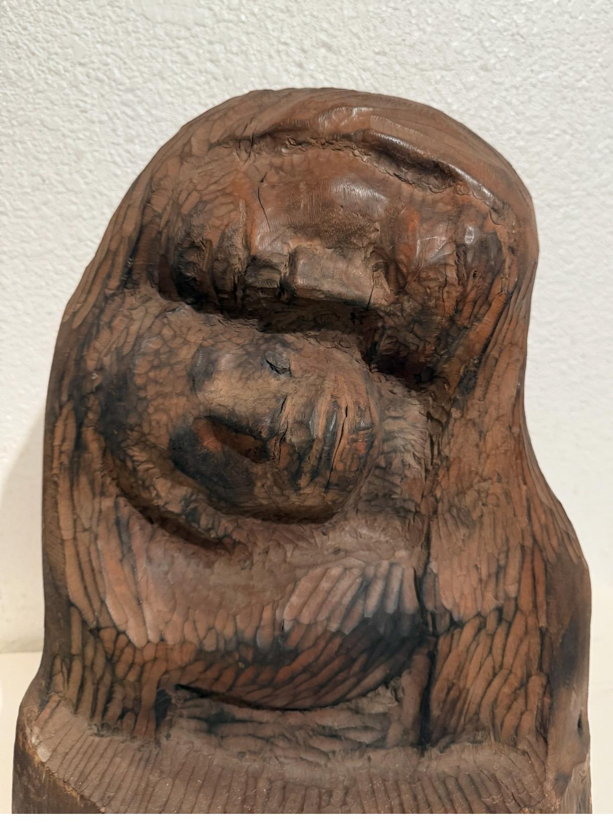 Rara escultura conmemorativa modernista polaca Chaim Goldberg Kaszmirez Museo Spertus en venta 6