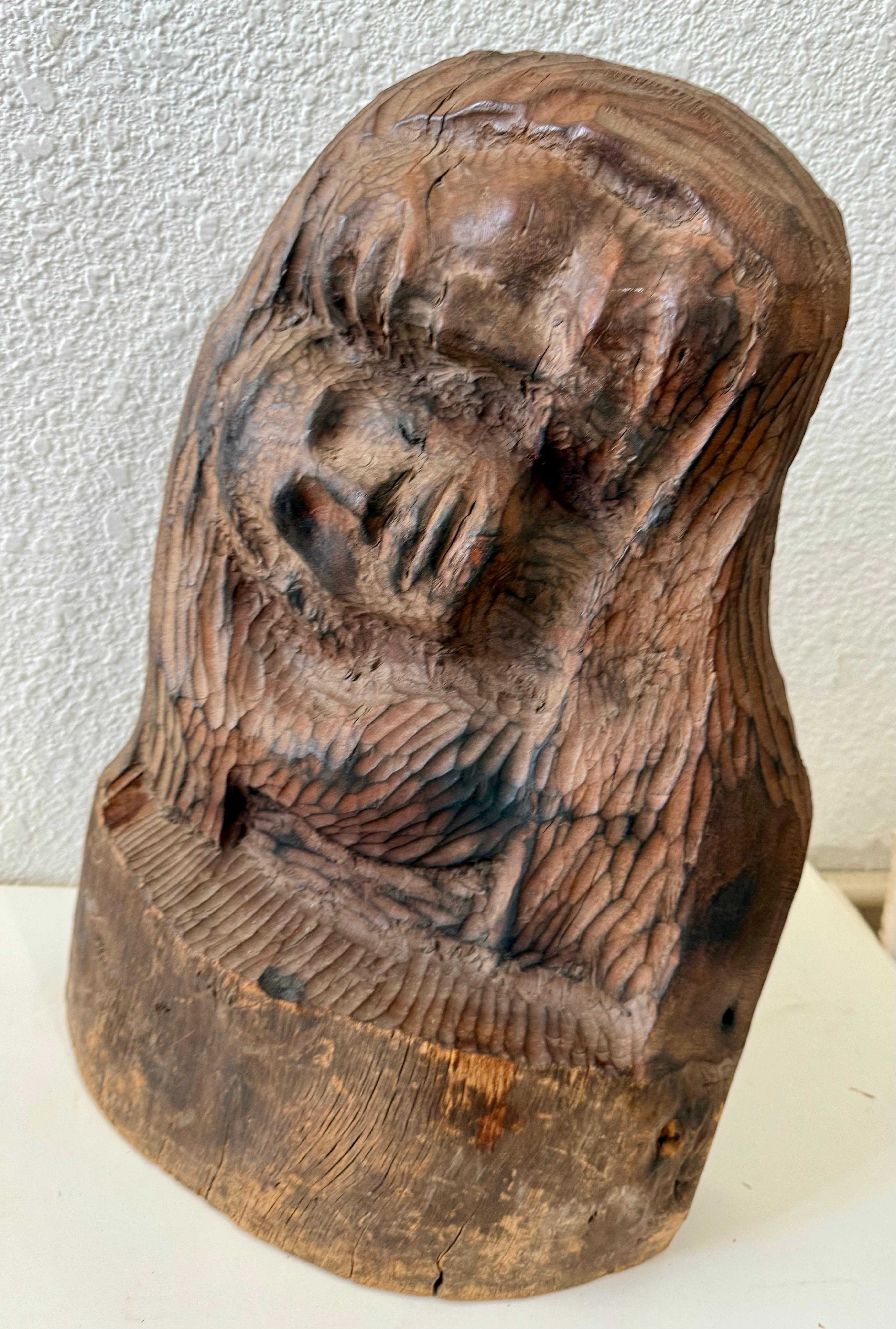 Rara escultura conmemorativa modernista polaca Chaim Goldberg Kaszmirez Museo Spertus en venta 8