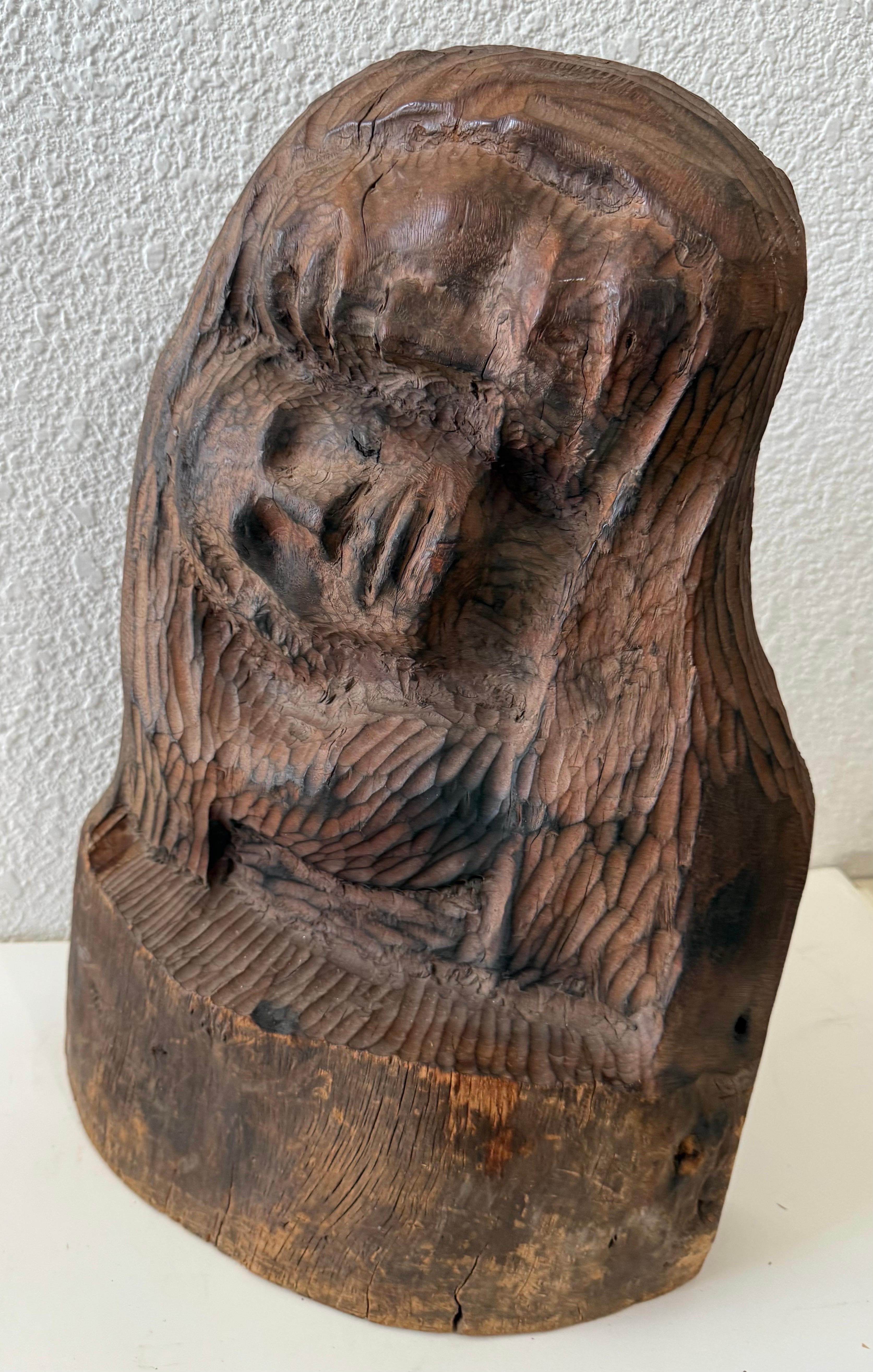 Rara escultura conmemorativa modernista polaca Chaim Goldberg Kaszmirez Museo Spertus en venta 15