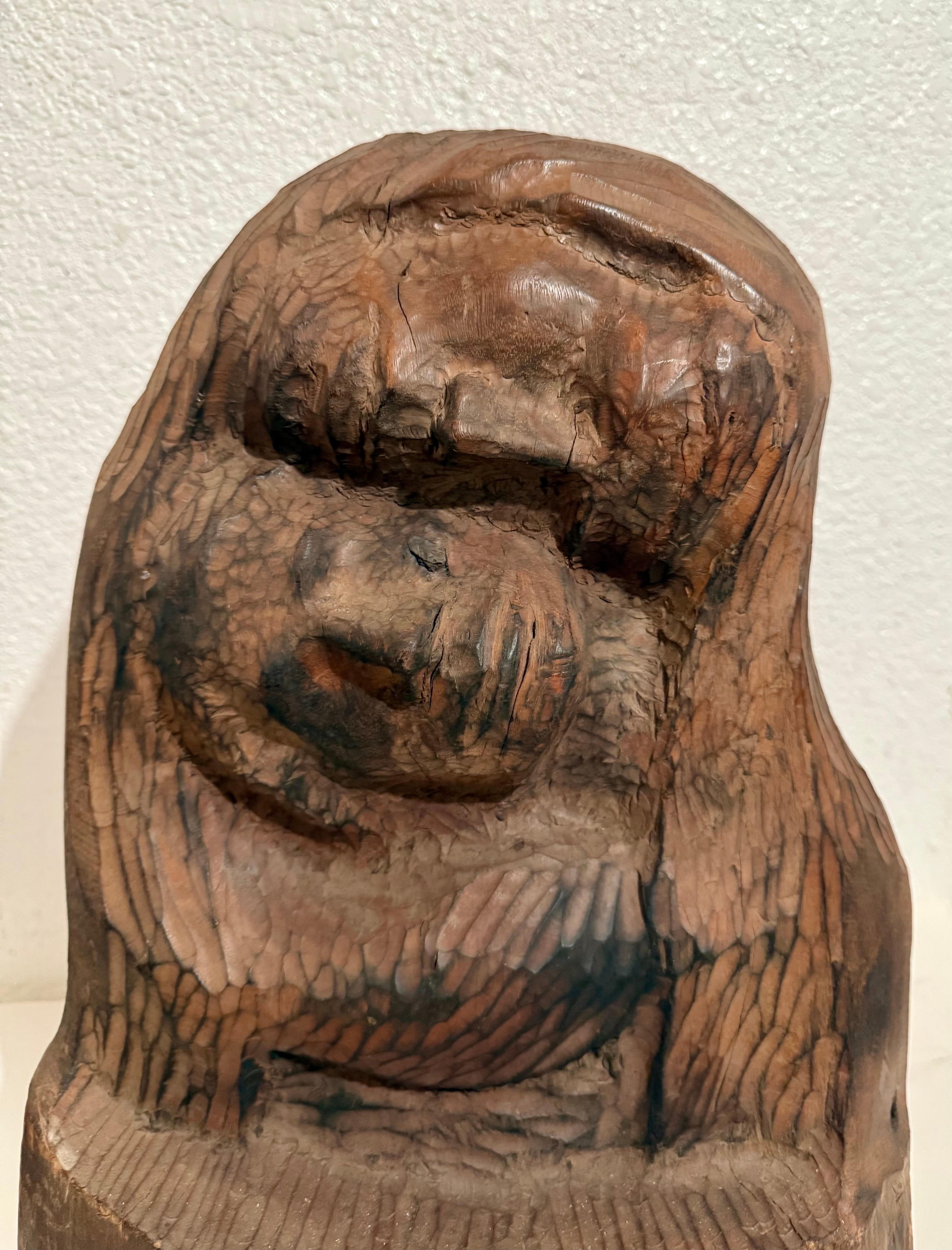 Rara escultura conmemorativa modernista polaca Chaim Goldberg Kaszmirez Museo Spertus en venta 2