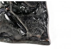 Chaim Gross (Austrian/Am., 1904-1991) Cast Dark Bronze Plaque, Mother And Child