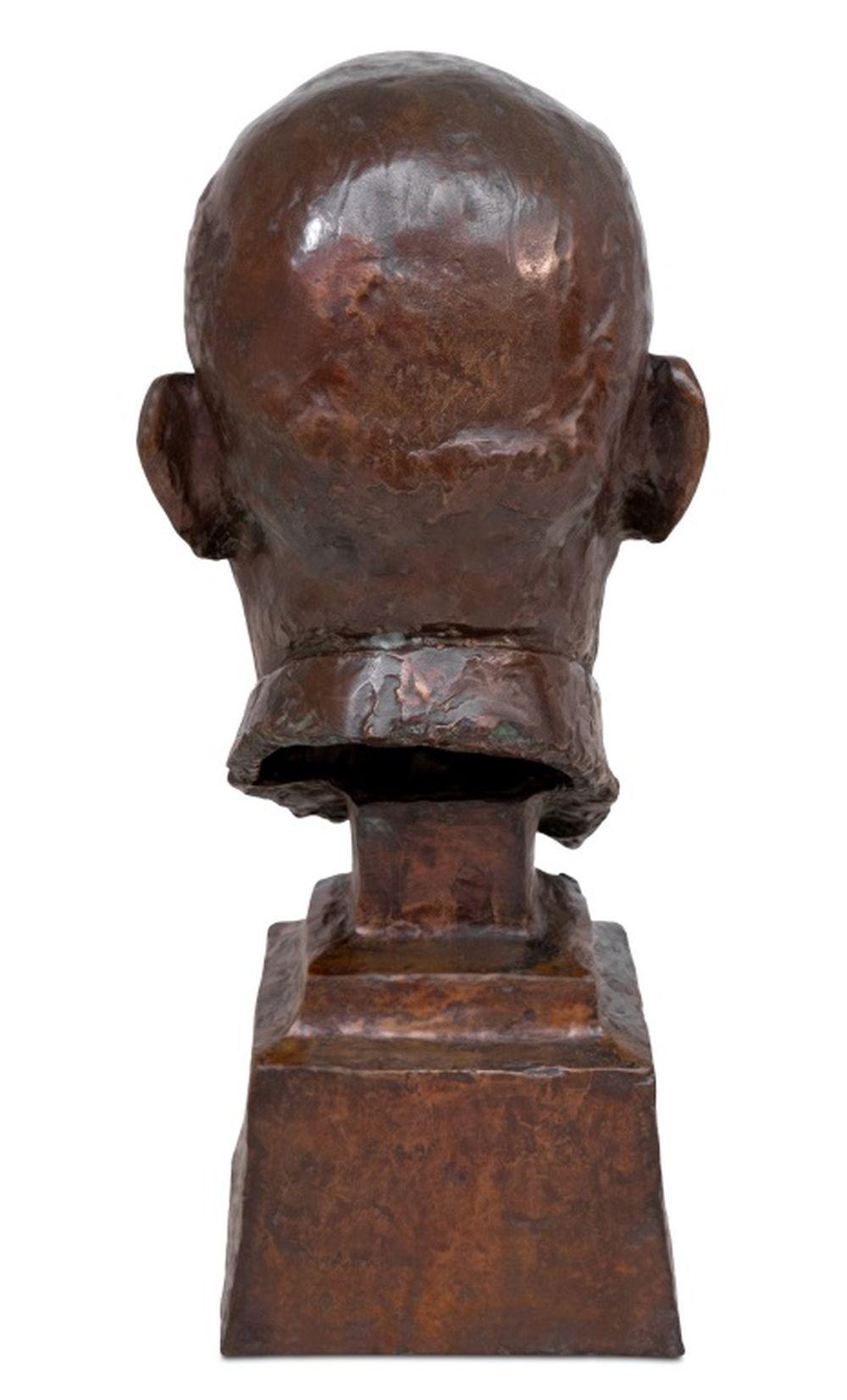 Moderno Busto in bronzo di Chaim Gross di Chaim Weizmann in vendita
