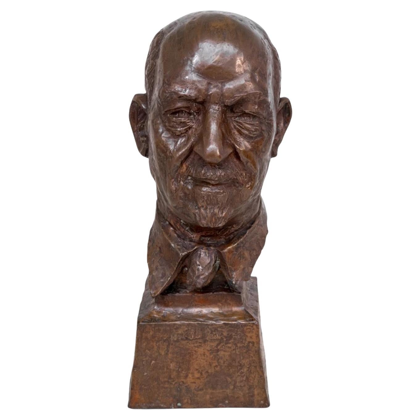 Chaim Gross Busto de bronce de Chaim Weizmann