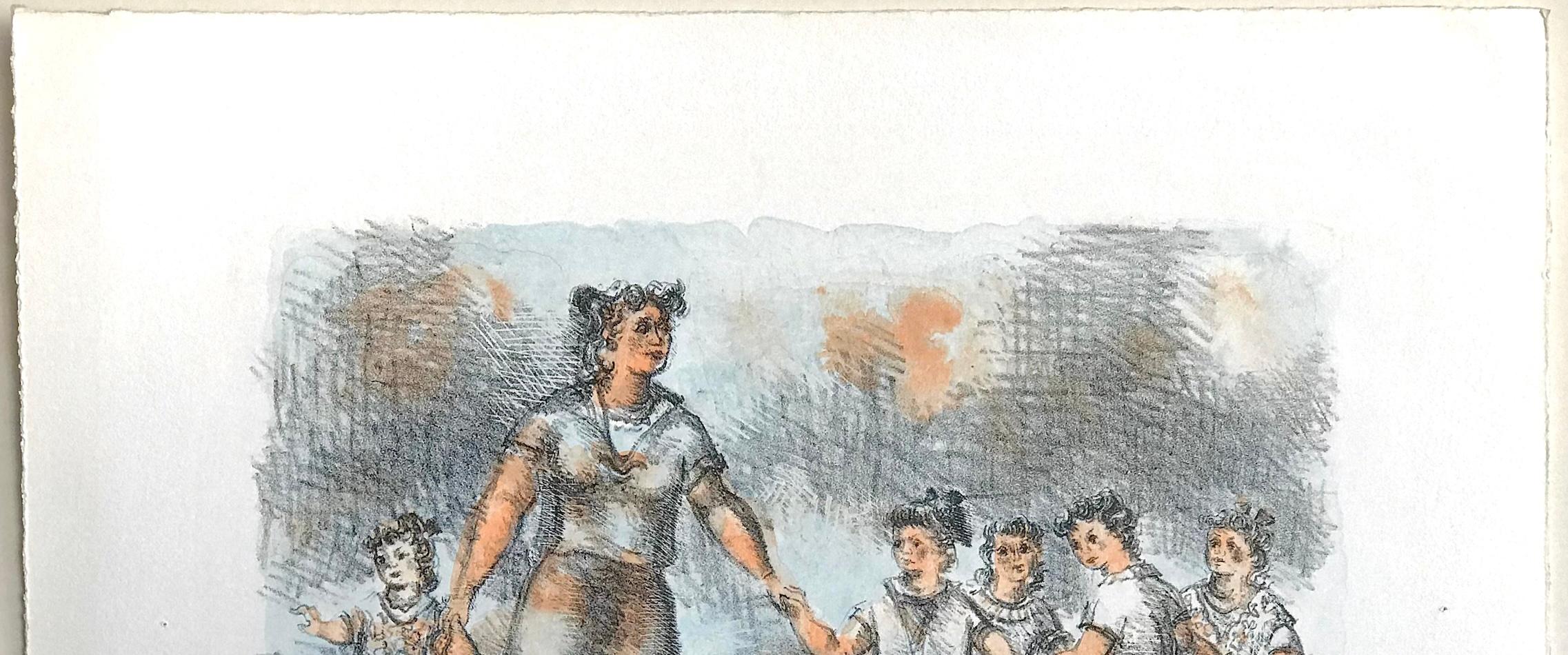 school recess drawing