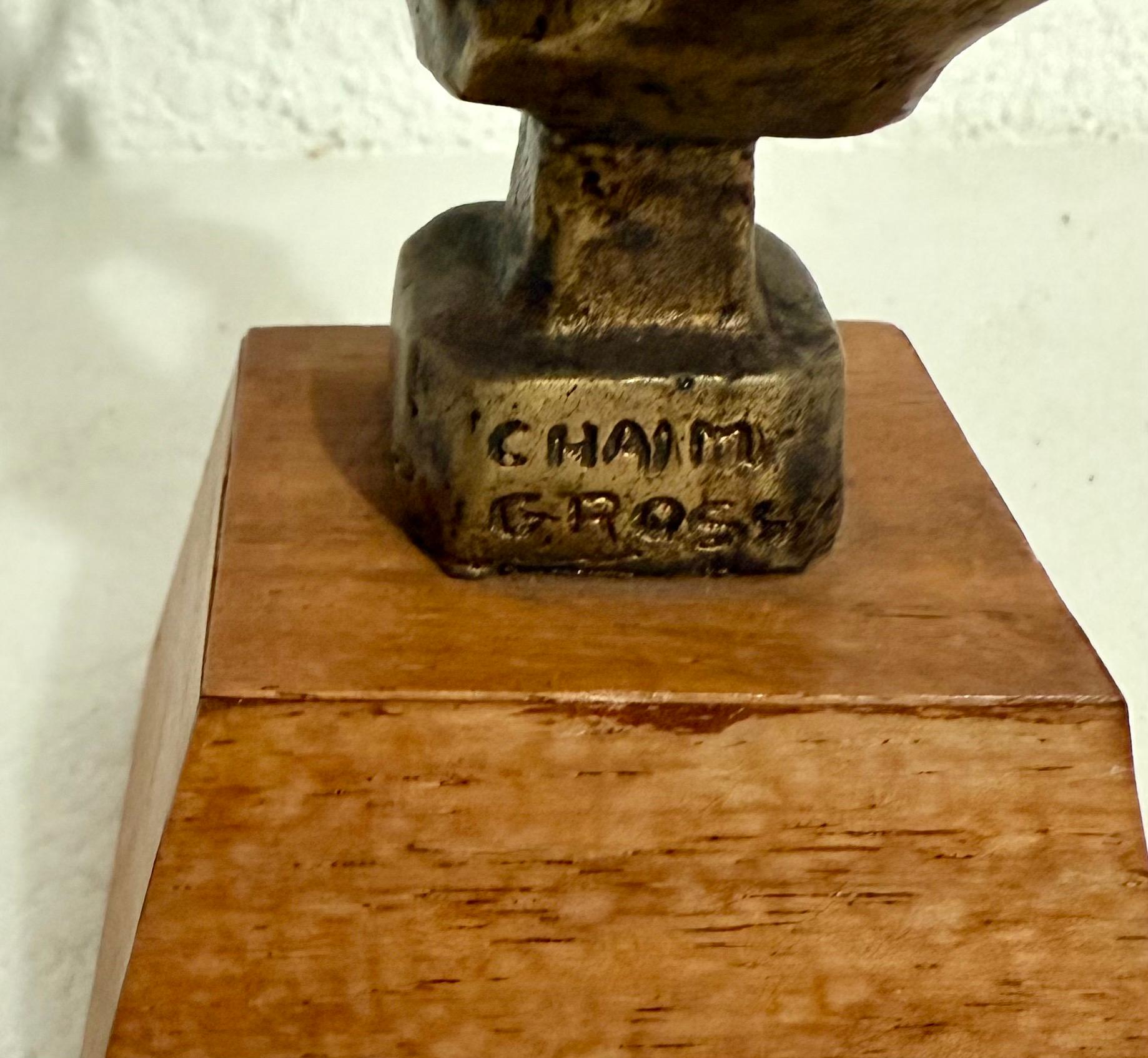 Chaim Gross Scultura in bronzo di metà secolo Madre e bambino che giocano Artistics WPA in vendita 8