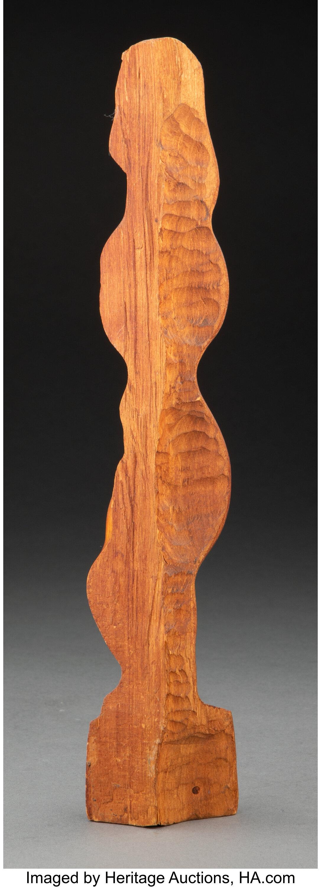 Femail Nude Fragment - Sculpture by Chaim Gross