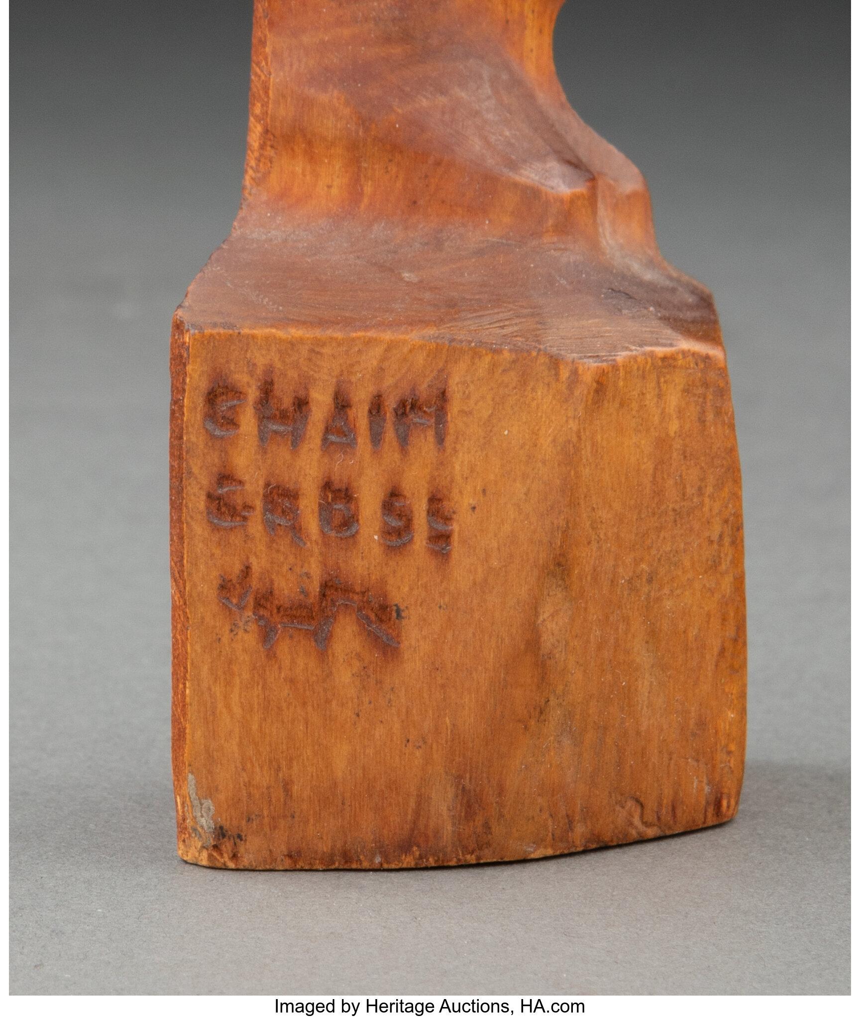 Femail Nude Fragment - American Modern Sculpture by Chaim Gross