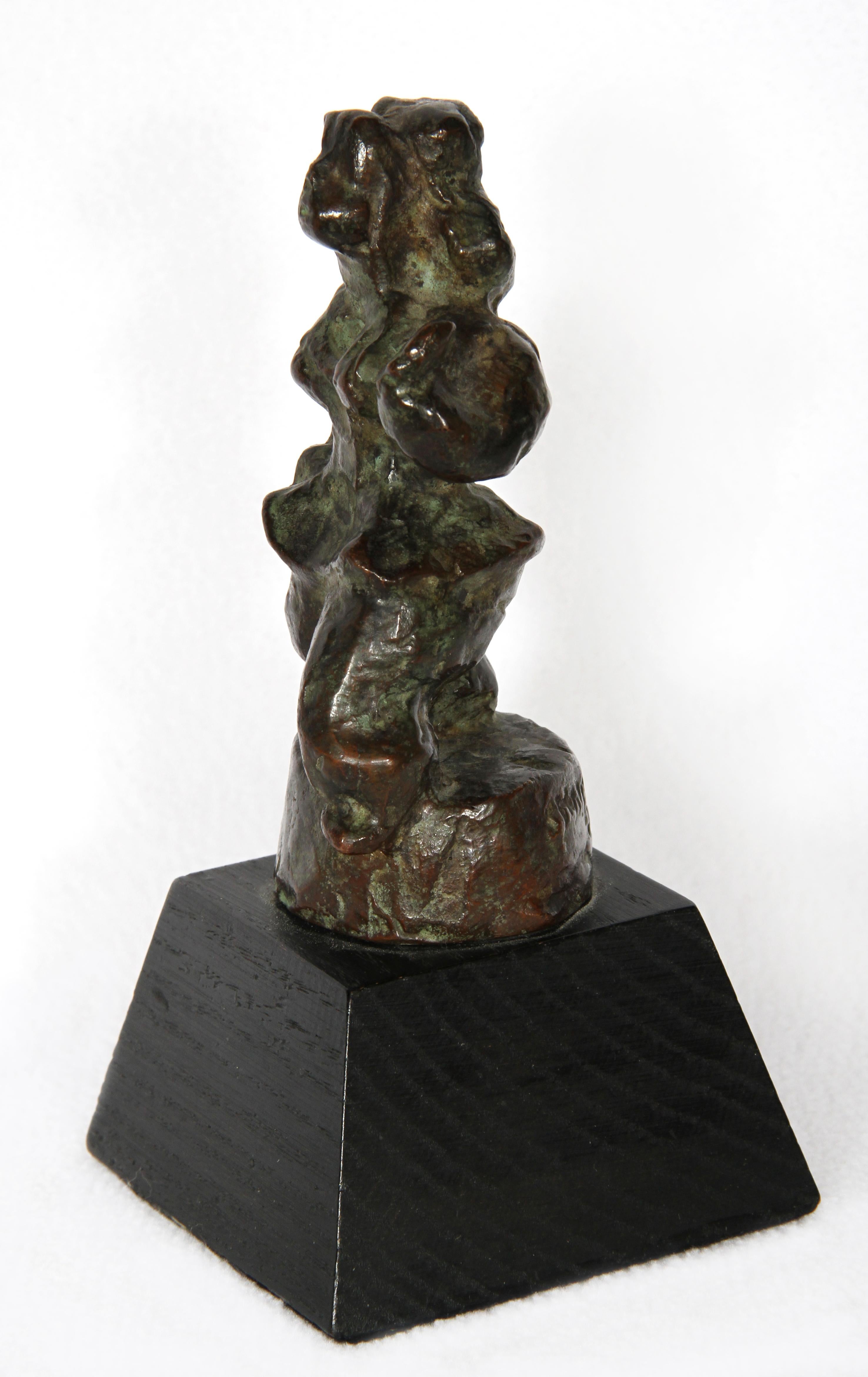 Standing Woman, Modern Sculpture by Chaim Gross 2