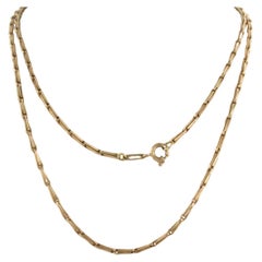 Chain 14k pink gold 62 cm long