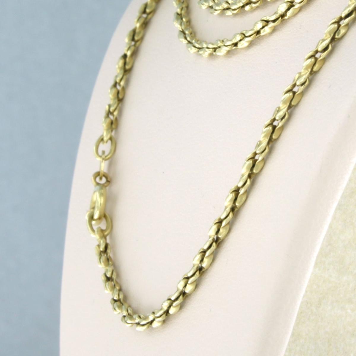 Chain 14k yellow gold In Good Condition For Sale In The Hague, ZH