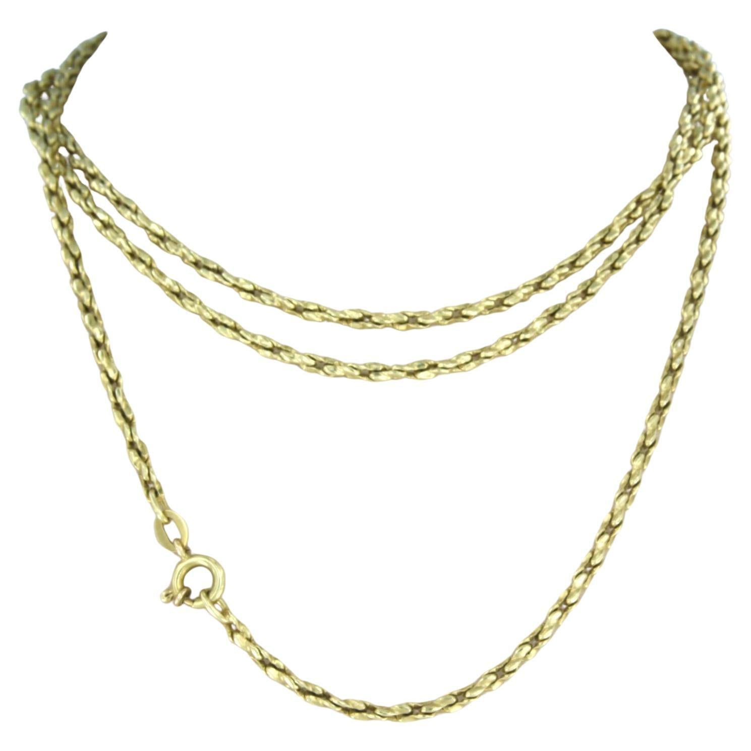 Chain 18k yellow gold For Sale at 1stDibs