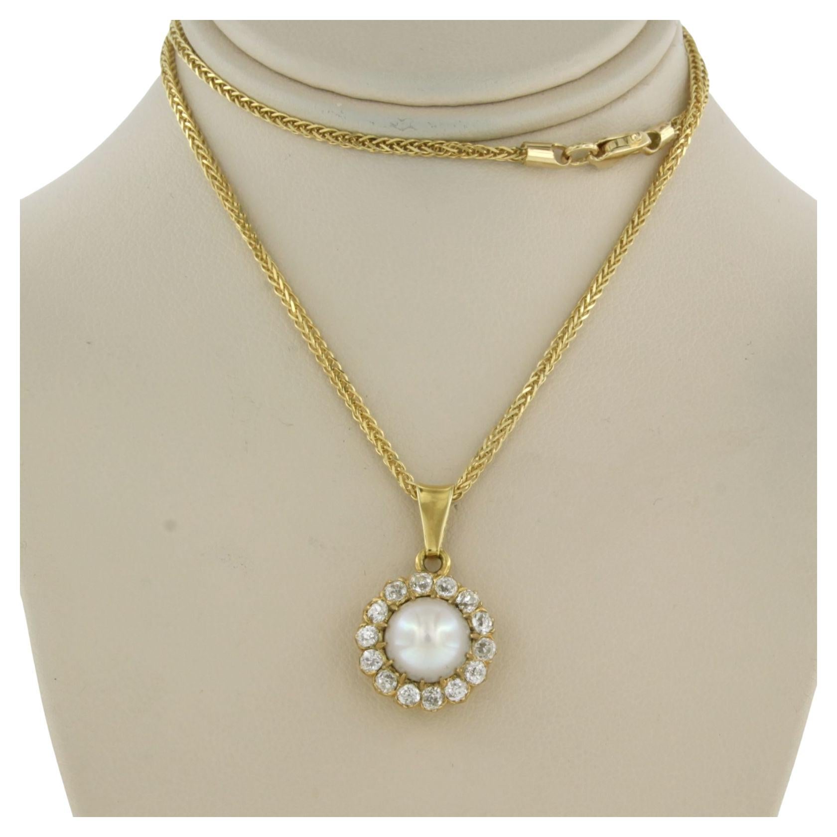 Jade Drop Pendant Baroque Pearls Rock Crystal Black Onyx Yellow Gold