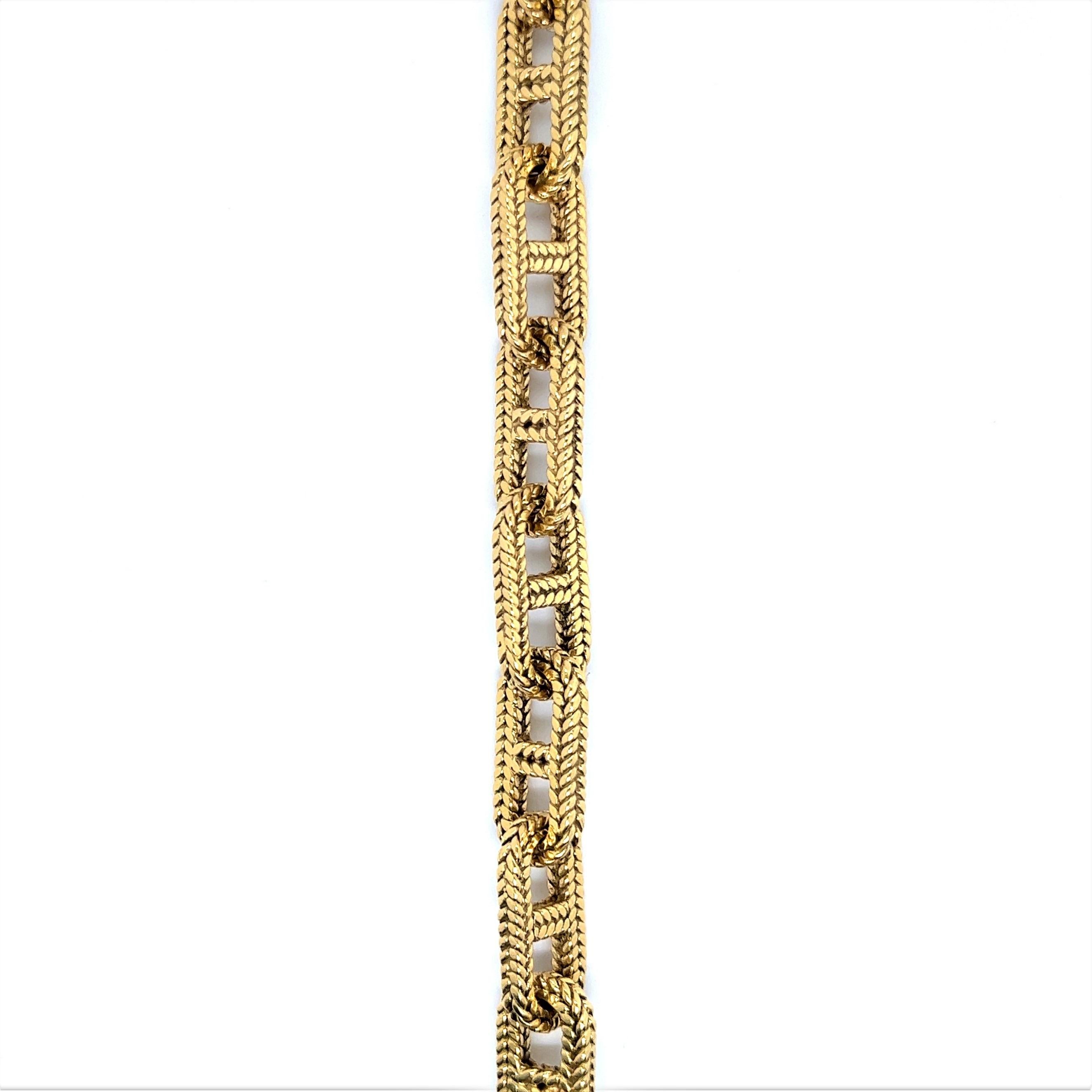 Chain Bracelet “Chaine D'ancre” in 18 Karat Yellow Gold 1
