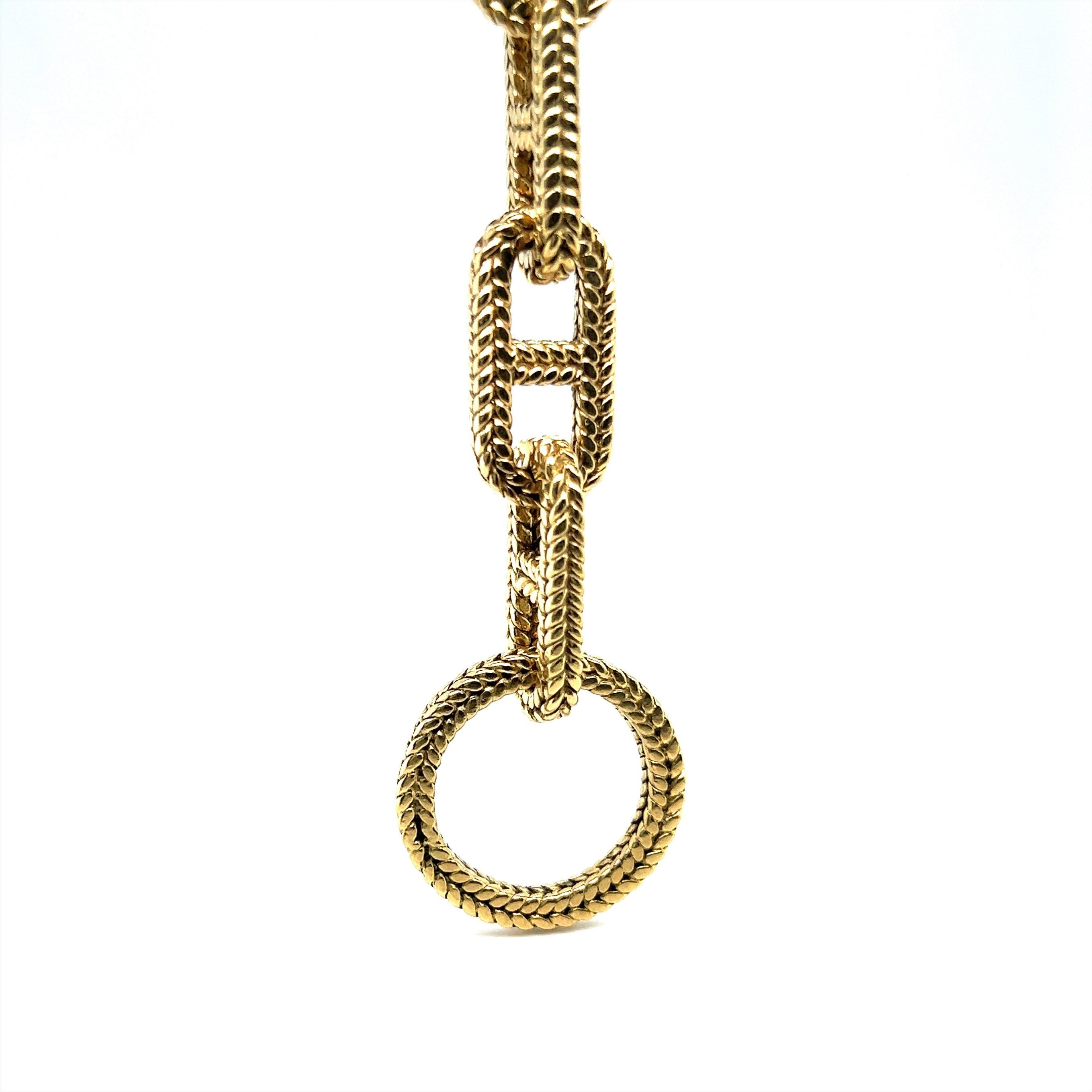 Chain Bracelet “Chaine D'ancre” in 18 Karat Yellow Gold 2