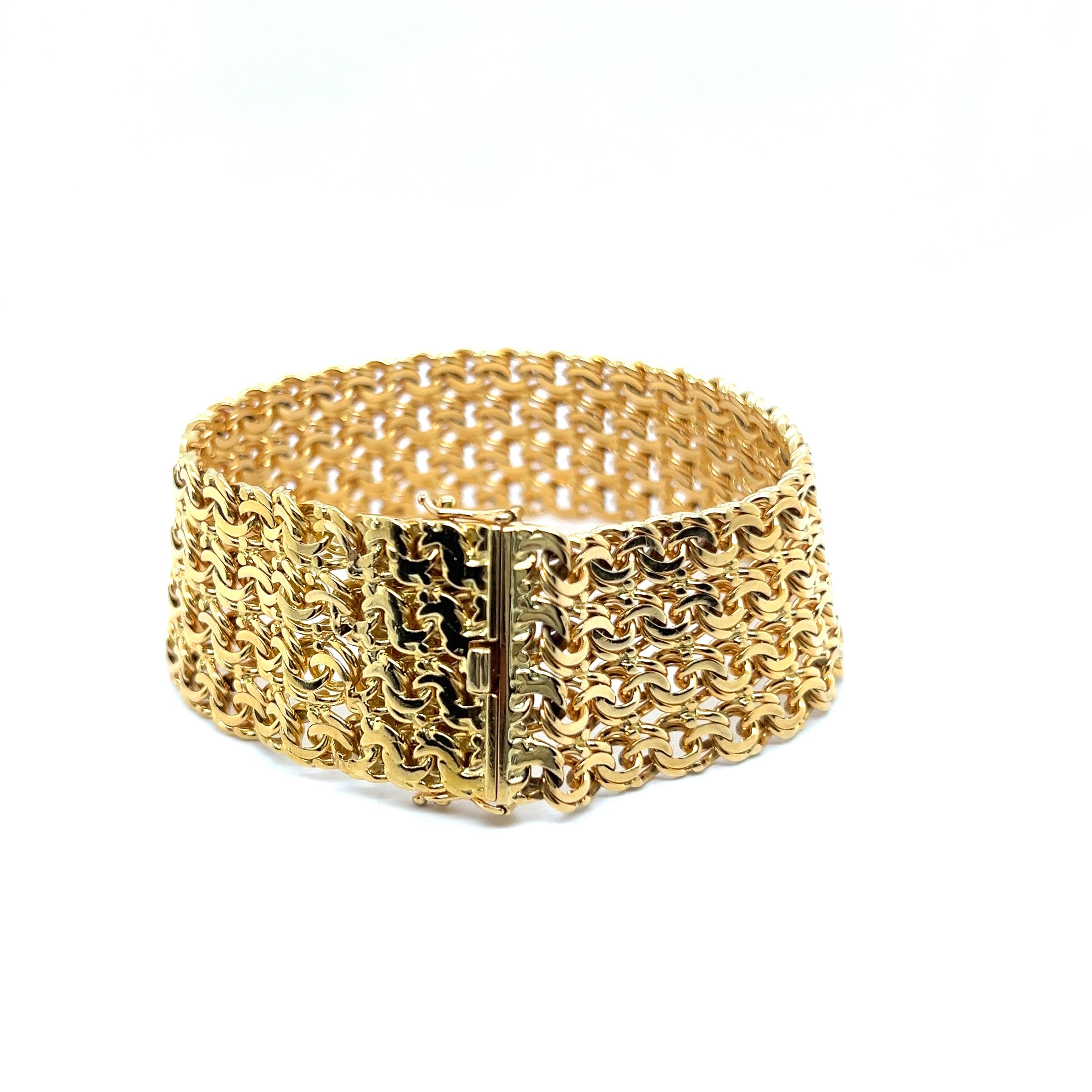 Kettenarmband aus 18 Karat Gelbgold 2