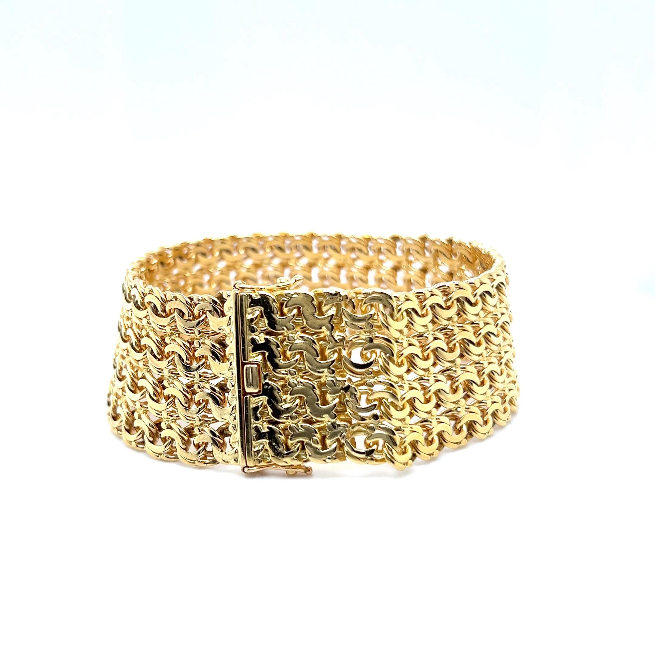 Kettenarmband aus 18 Karat Gelbgold 4