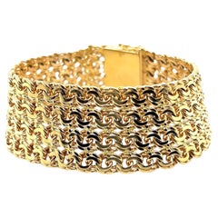 Kettenarmband aus 18 Karat Gelbgold