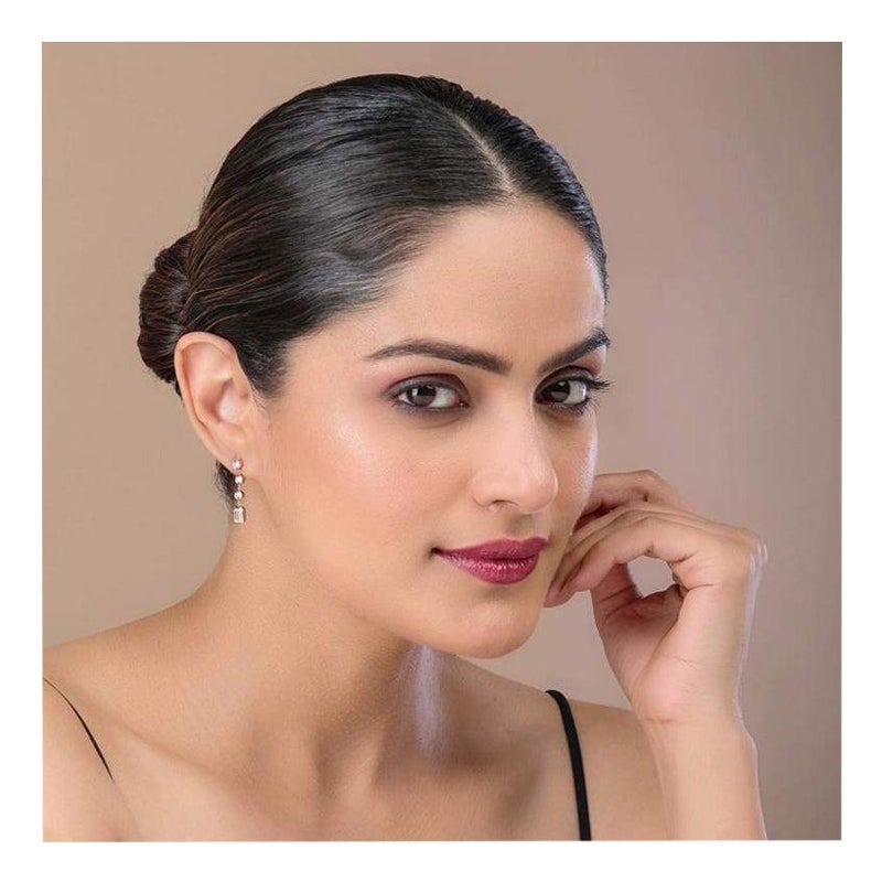 Chain Drop Earring Moissanite Stud Earrings 925 Sterling Silver Anniversary Gift en venta