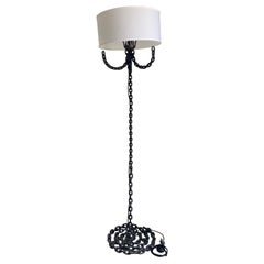 Lampada da terra a catena