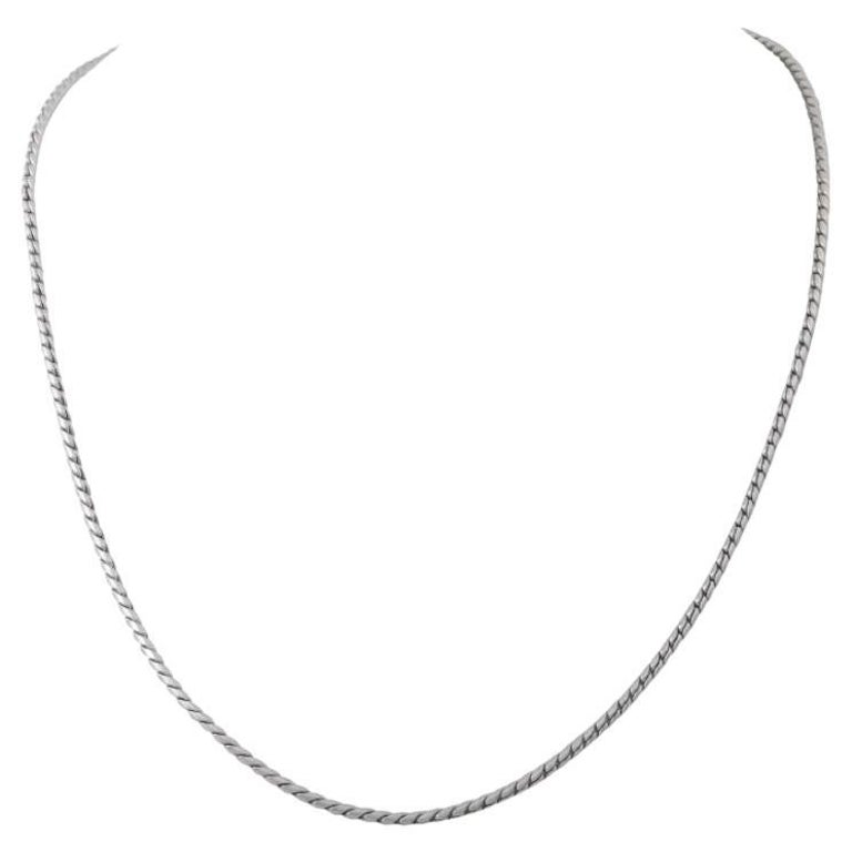 Facted Rope Chain Chain For Sale at 1stDibs