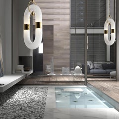 Chain Gold Pendant Lamp