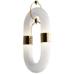 Anhänger-Lampe mit Goldkette