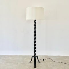 Chain Link Floor Lamp, 1950s France