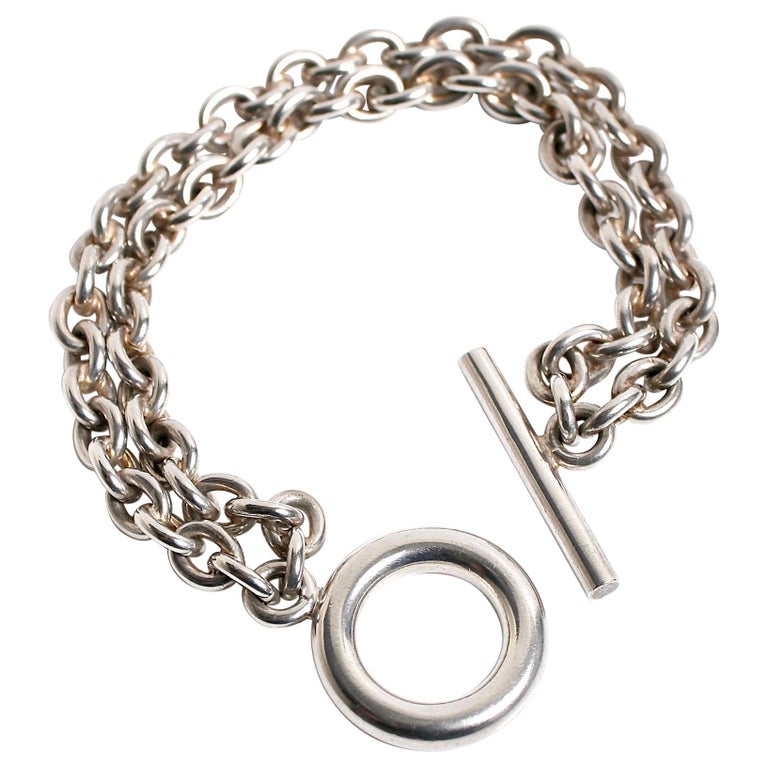 Chain Link Toggle Bracelet at 1stDibs